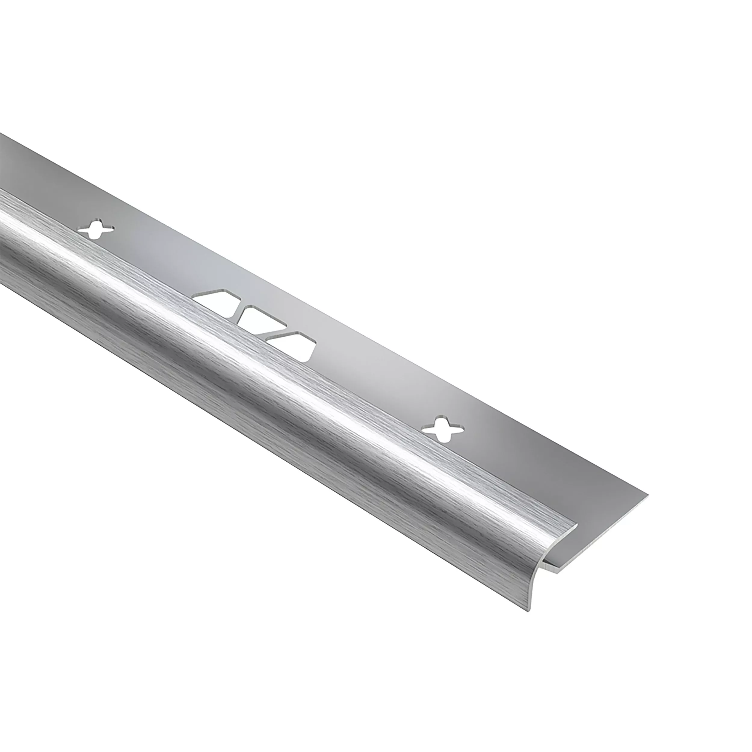 Schluter Vinpro-RO 7/32in. Aluminum Brushed Chrome