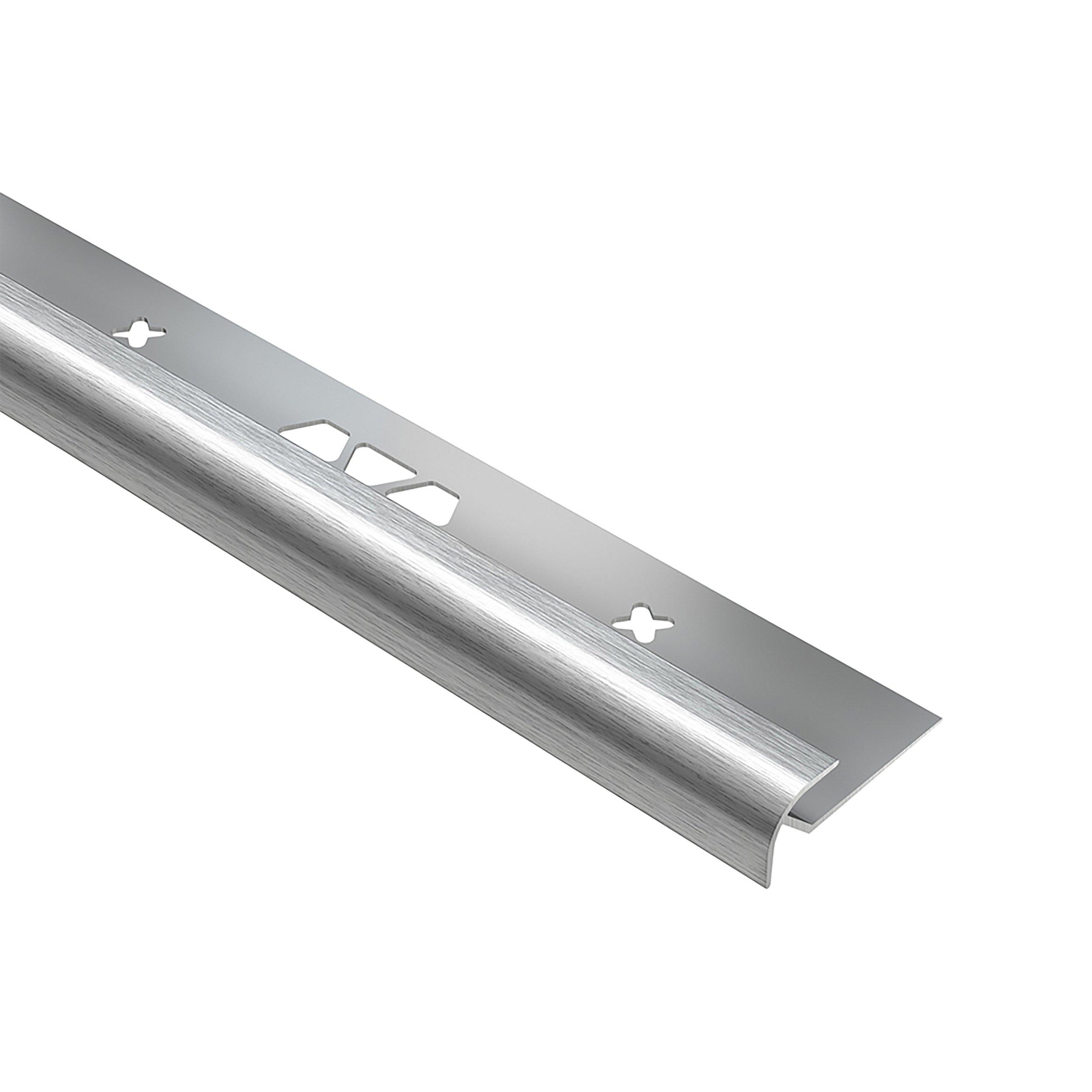Schluter Vinpro-RO 21/64in. Aluminum Brushed Chrome