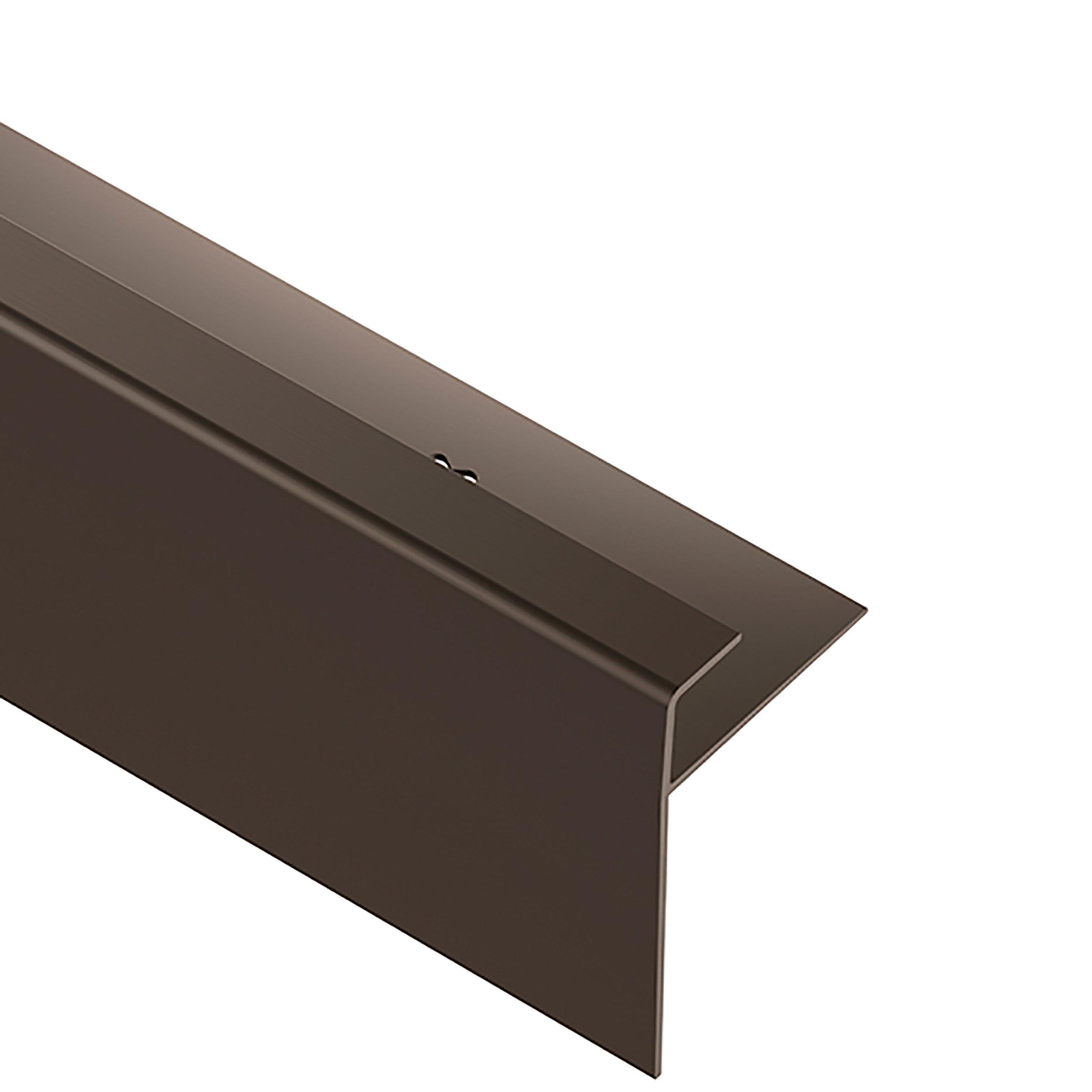 Schluter Vinpro-STP-R 3/16in. Aluminum Brushed Bronze