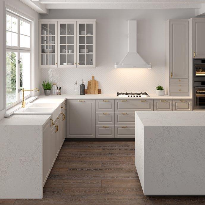 Sample - Adagio Gold Quartz Custom Countertop