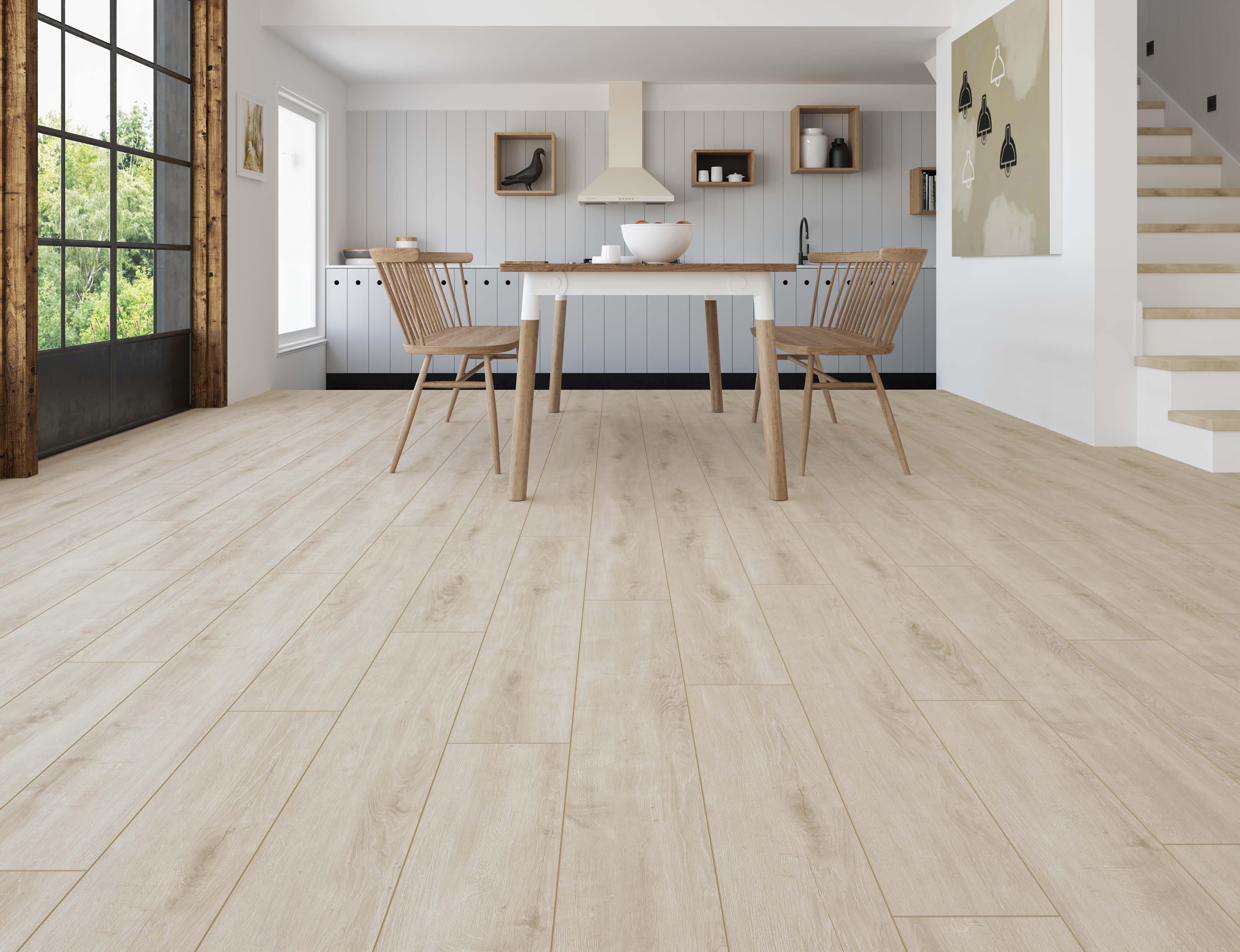 White Laminate Flooring