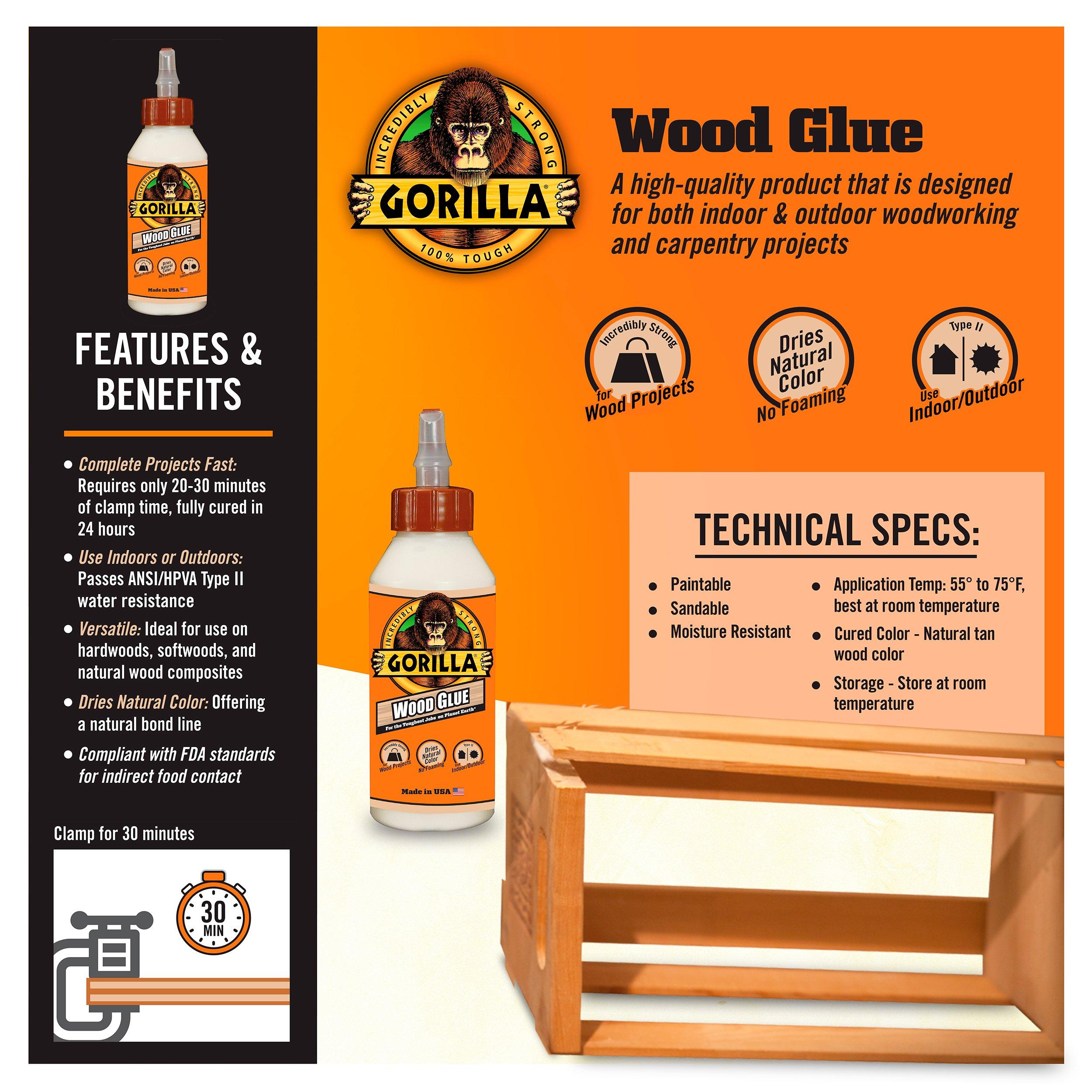 Gorilla 8oz. Wood Glue