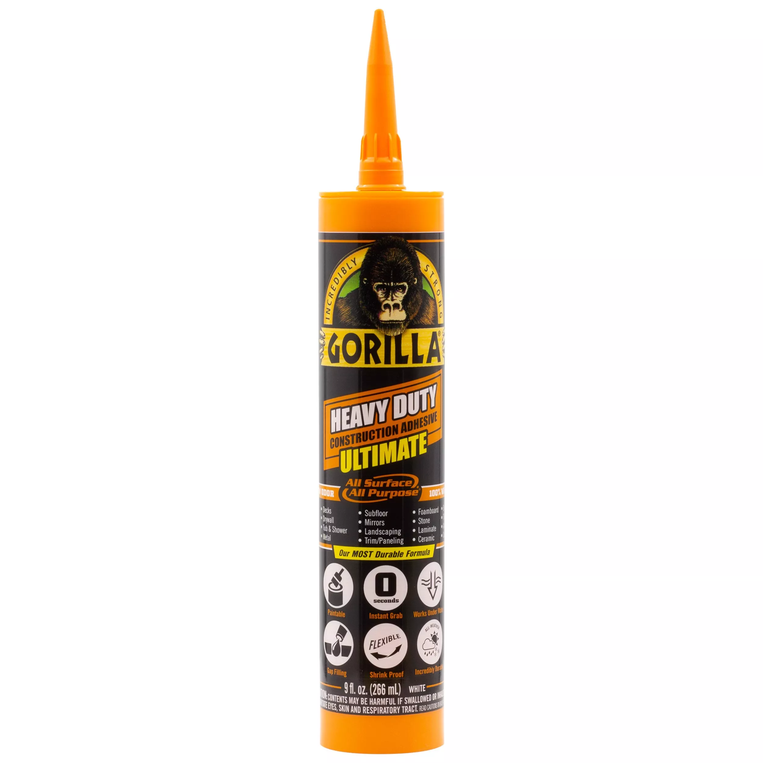 Gorilla 9oz. Ultimate Construction Adhesive Floor and Decor