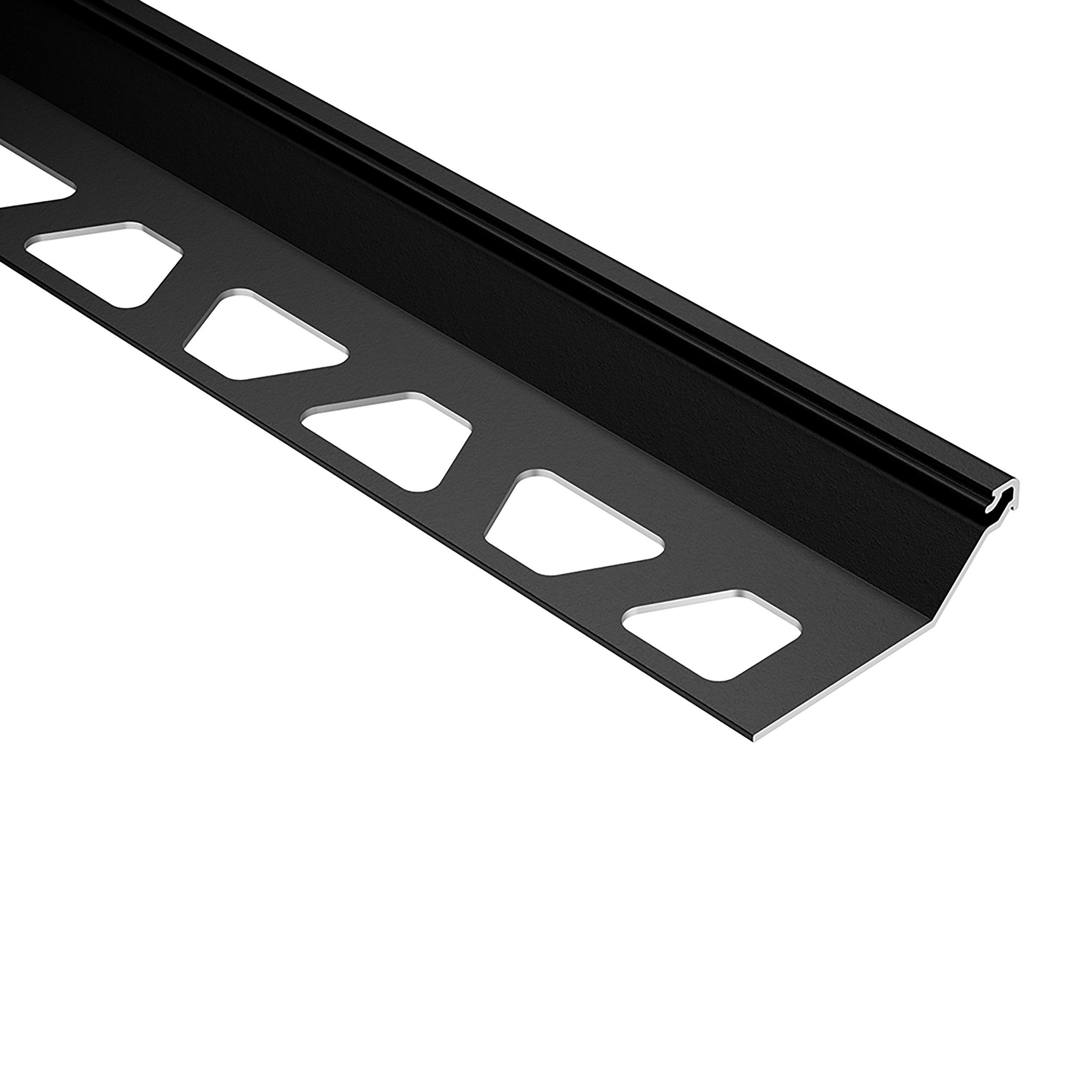 Schluter Finec-SQ Trim 1/2in. Aluminum Black