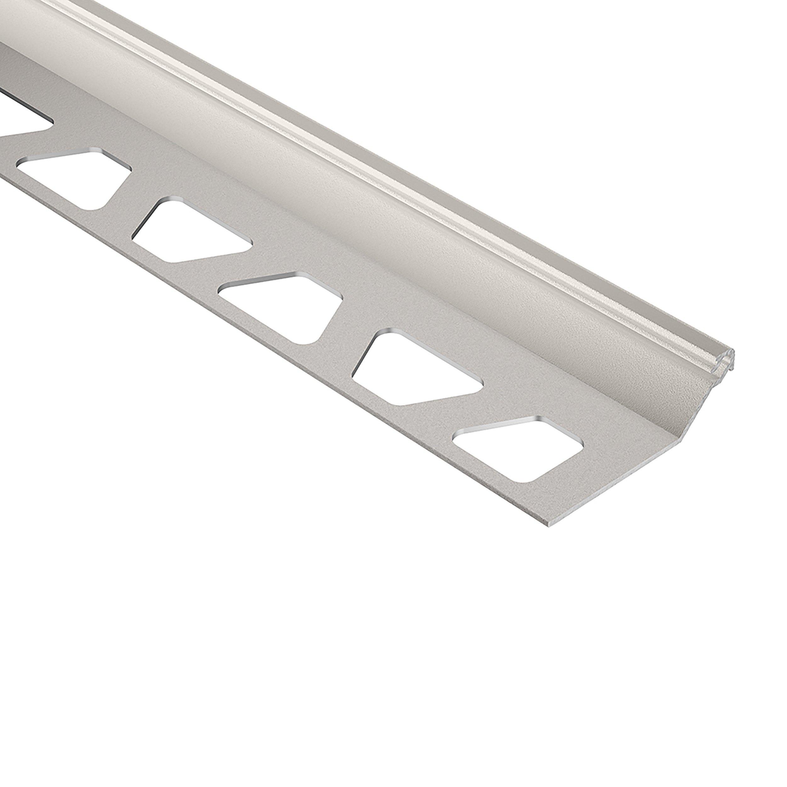 Schluter Finec-SQ Trim 7/16in. Aluminum Greige