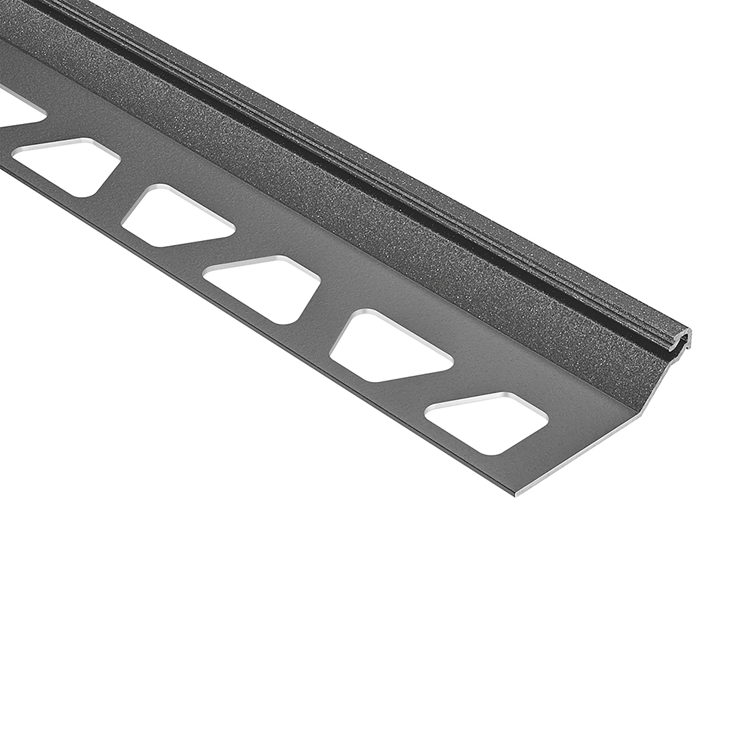 Schluter Finec-SQ Trim 7/16in. Aluminum Light Anthracite