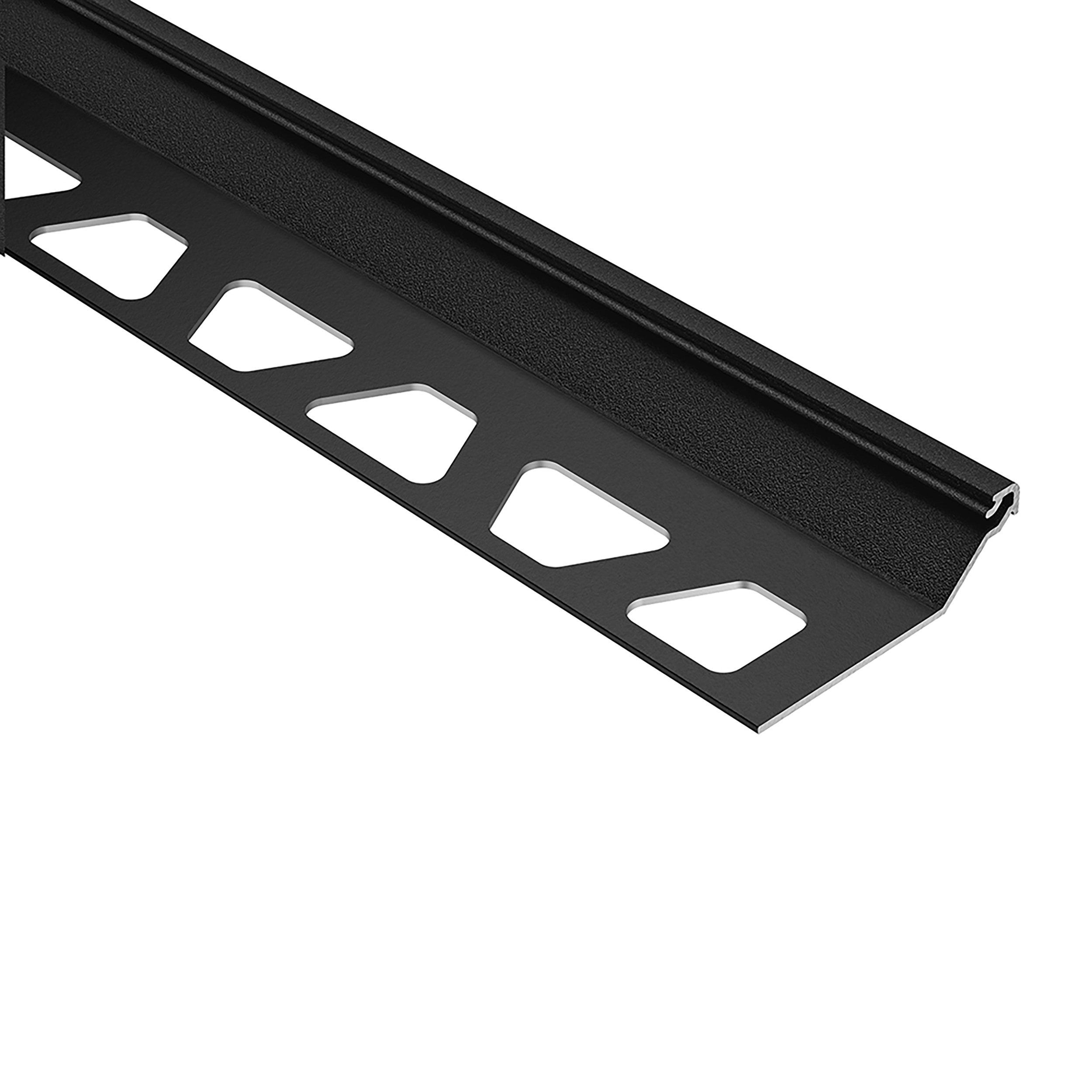 Schluter Finec-SQ Trim 7/16in. Aluminum Black
