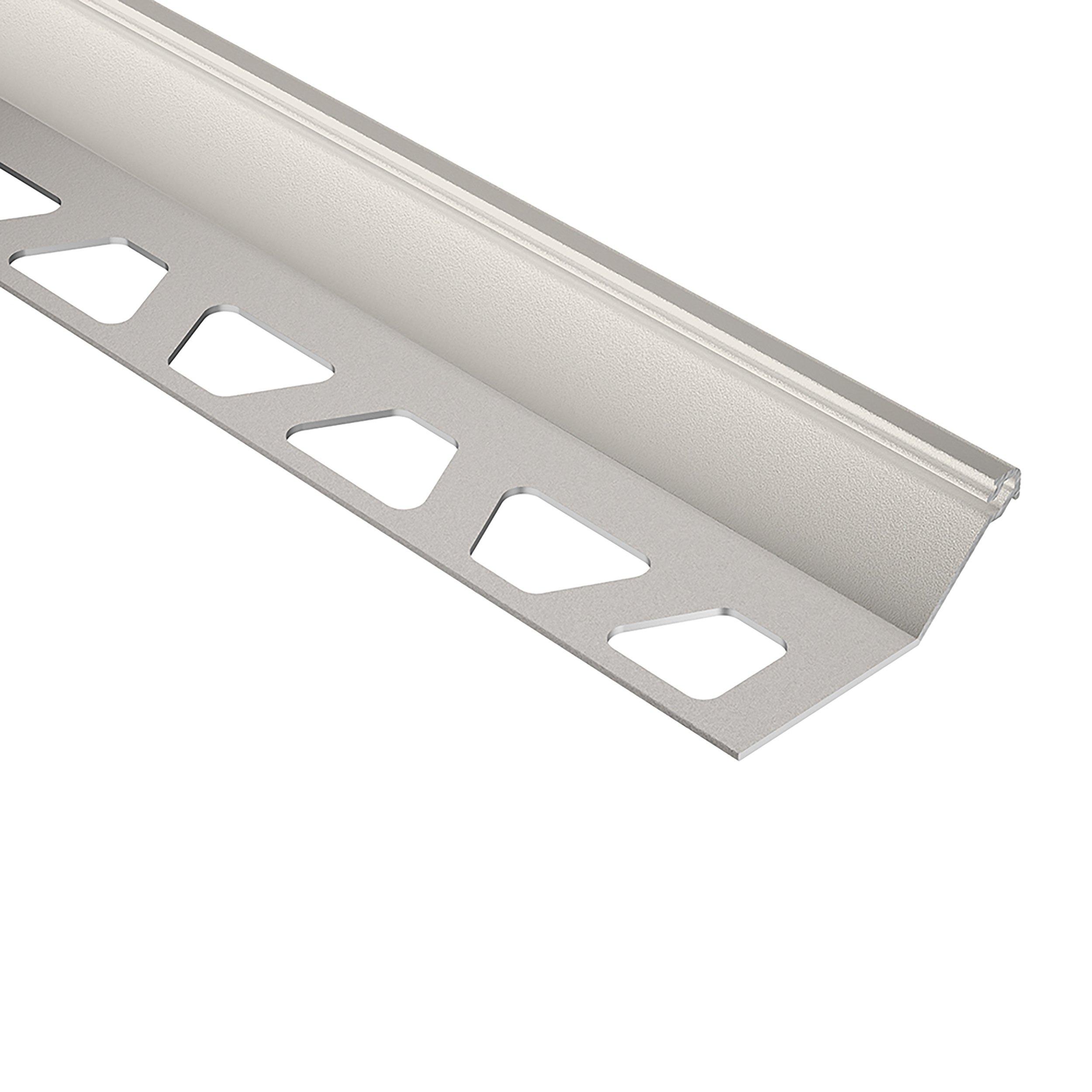 Schluter Finec-SQ Trim 9/16in. Aluminum Greige