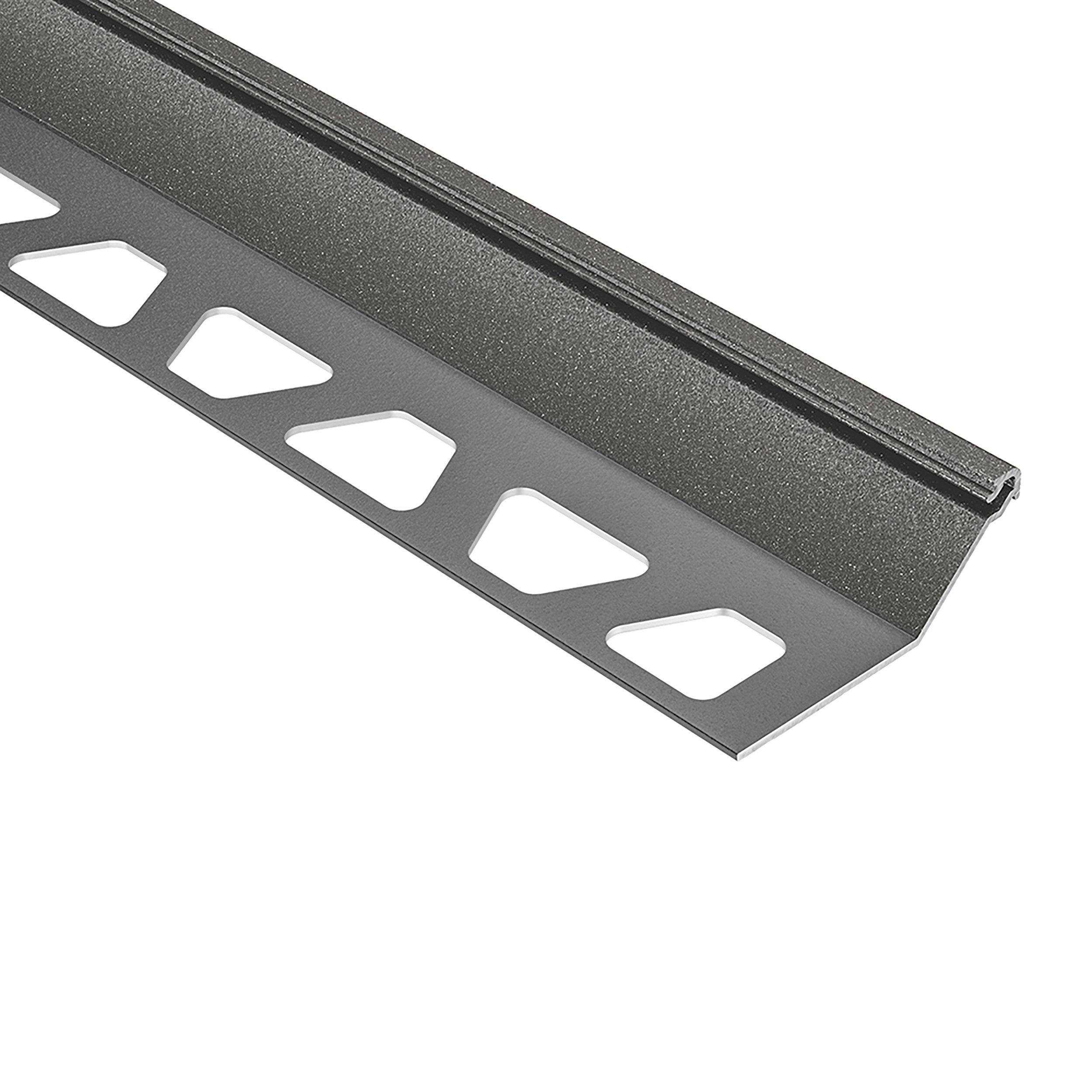 Schluter Finec-SQ Trim 9/16in. Aluminum Light Anthracite