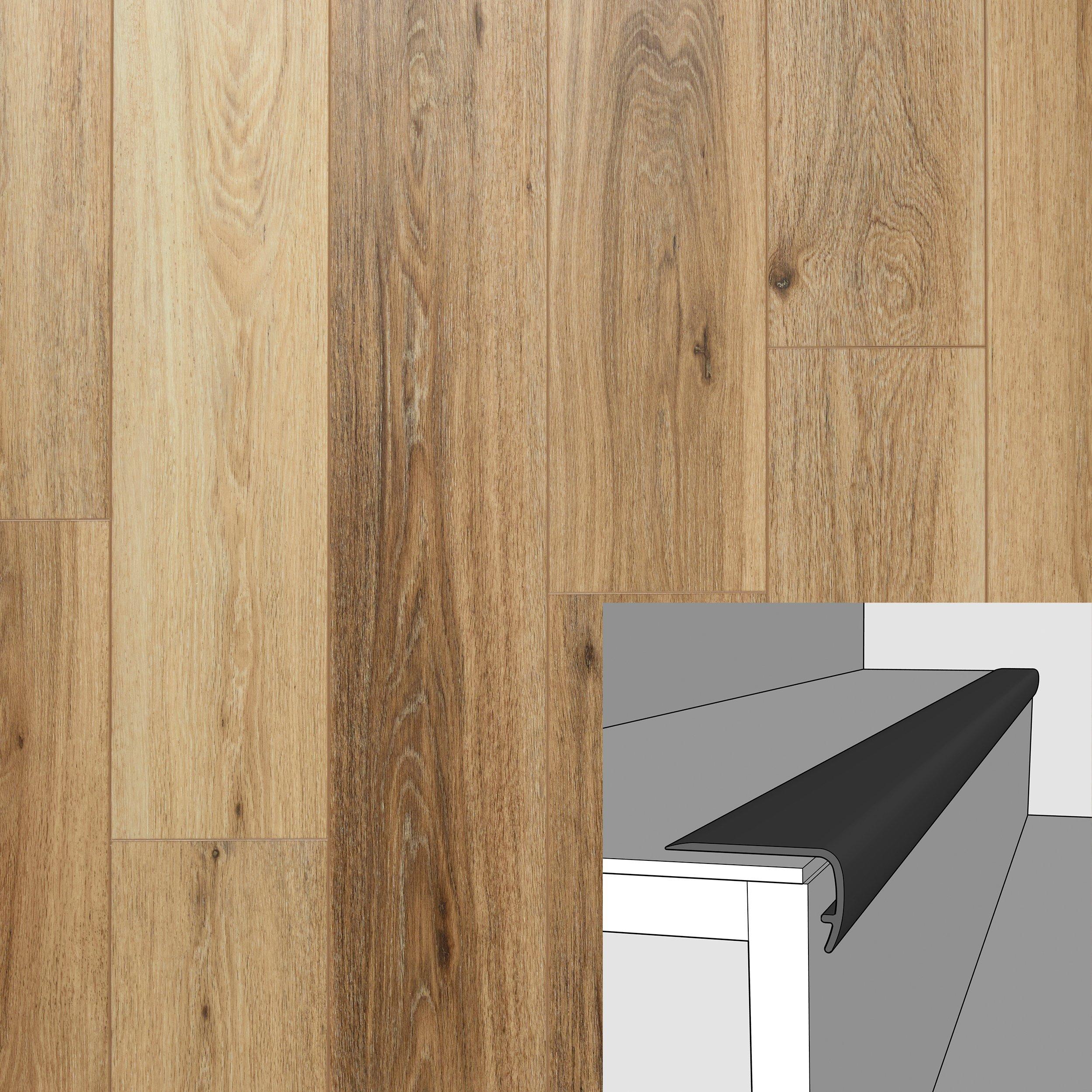 Santa Ana Walk 94in. Vinyl Overlapping Stair Nose