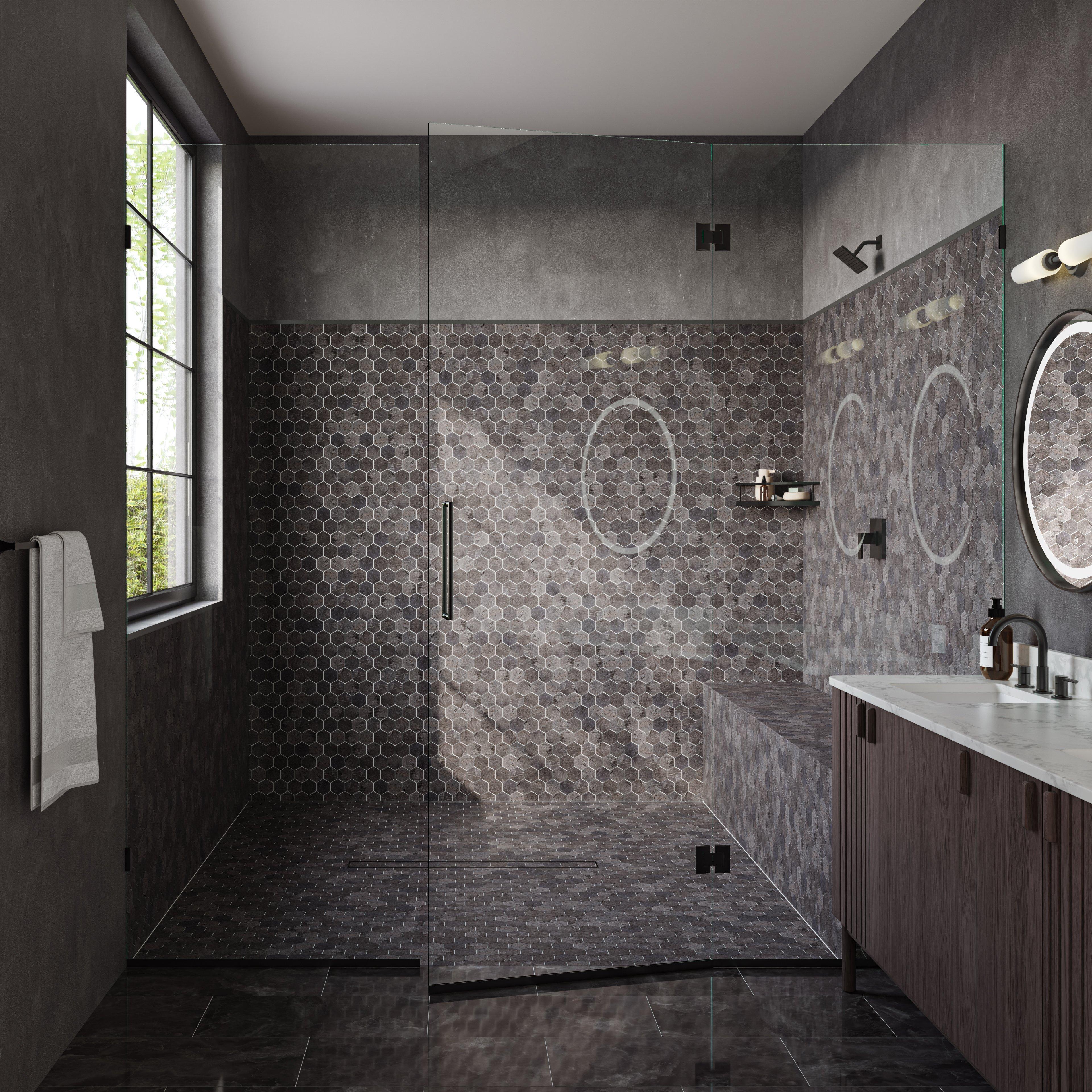 Luxe Matte Black 24 in. Towel Bar