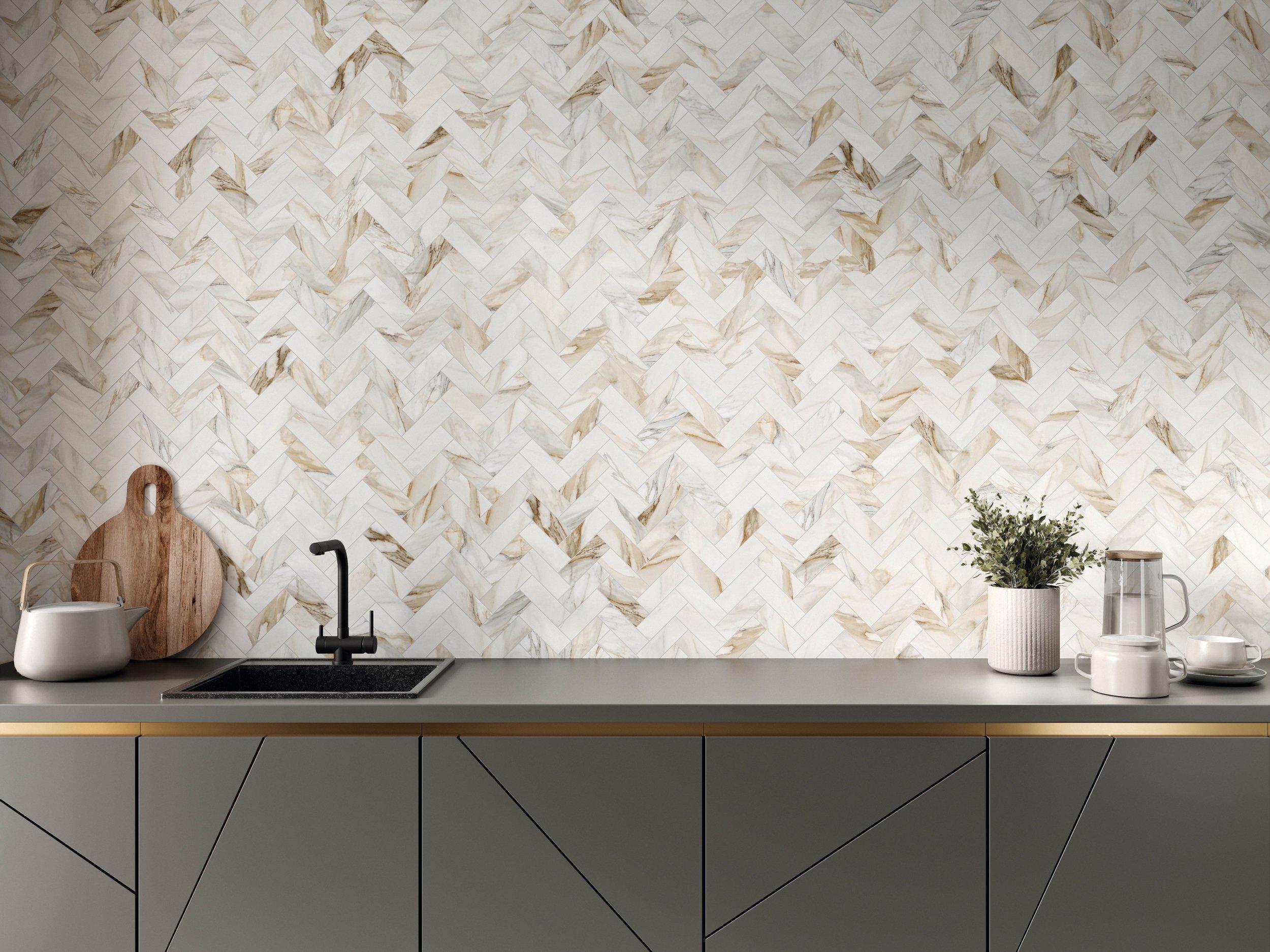 Romana Bianca Porcelain Mosaic