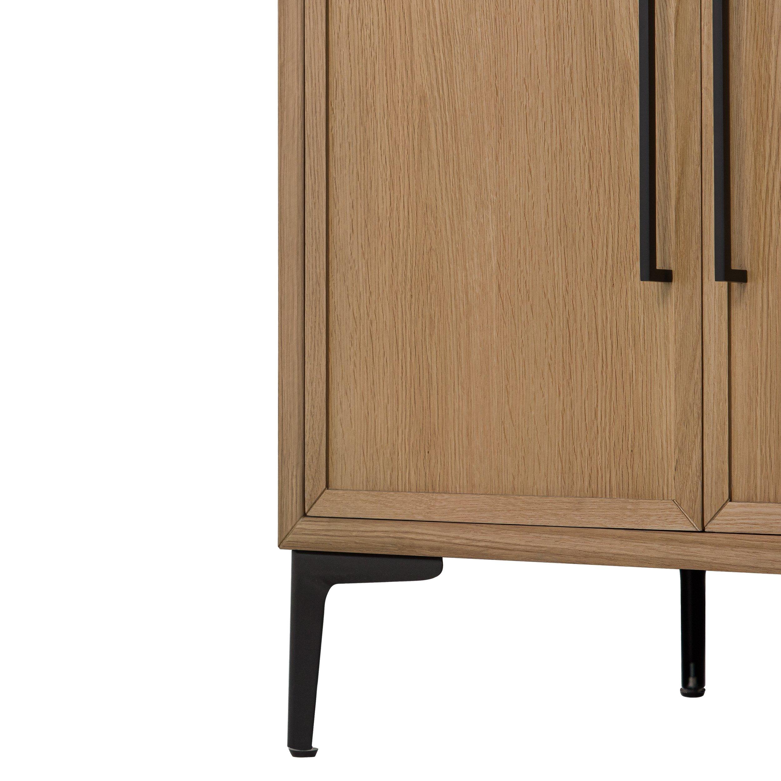 Hudson 31 in. Natural Oak Vanity with Quartz Top