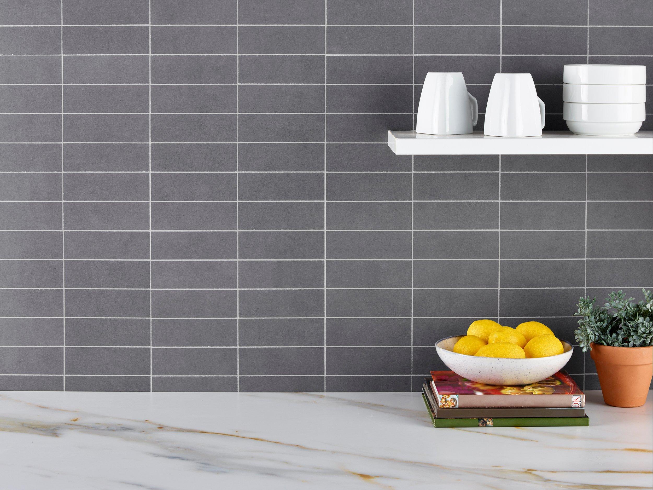 Concept Gray Porcelain Mosaic