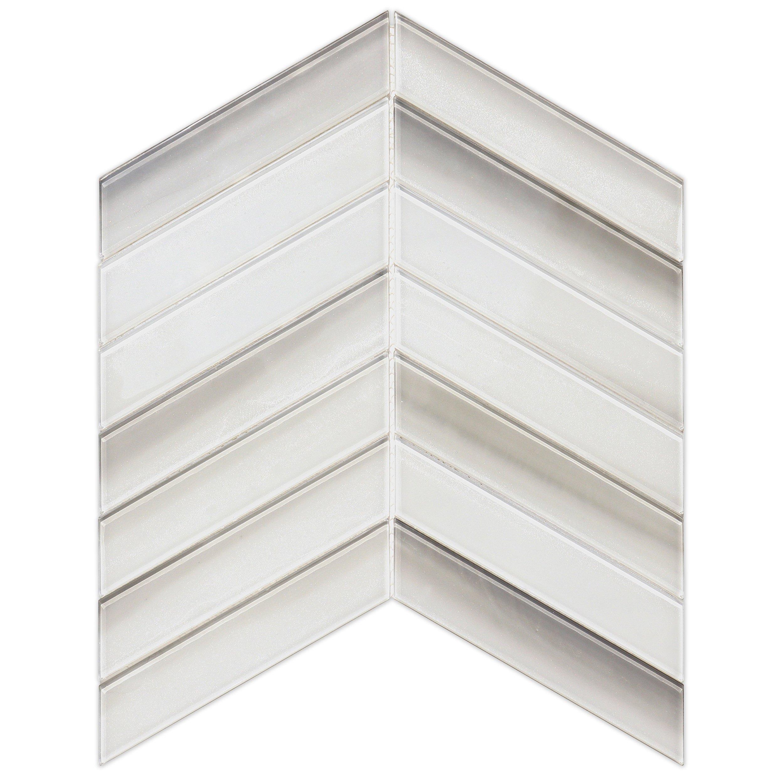 Andros Chevron Glass Mosaic