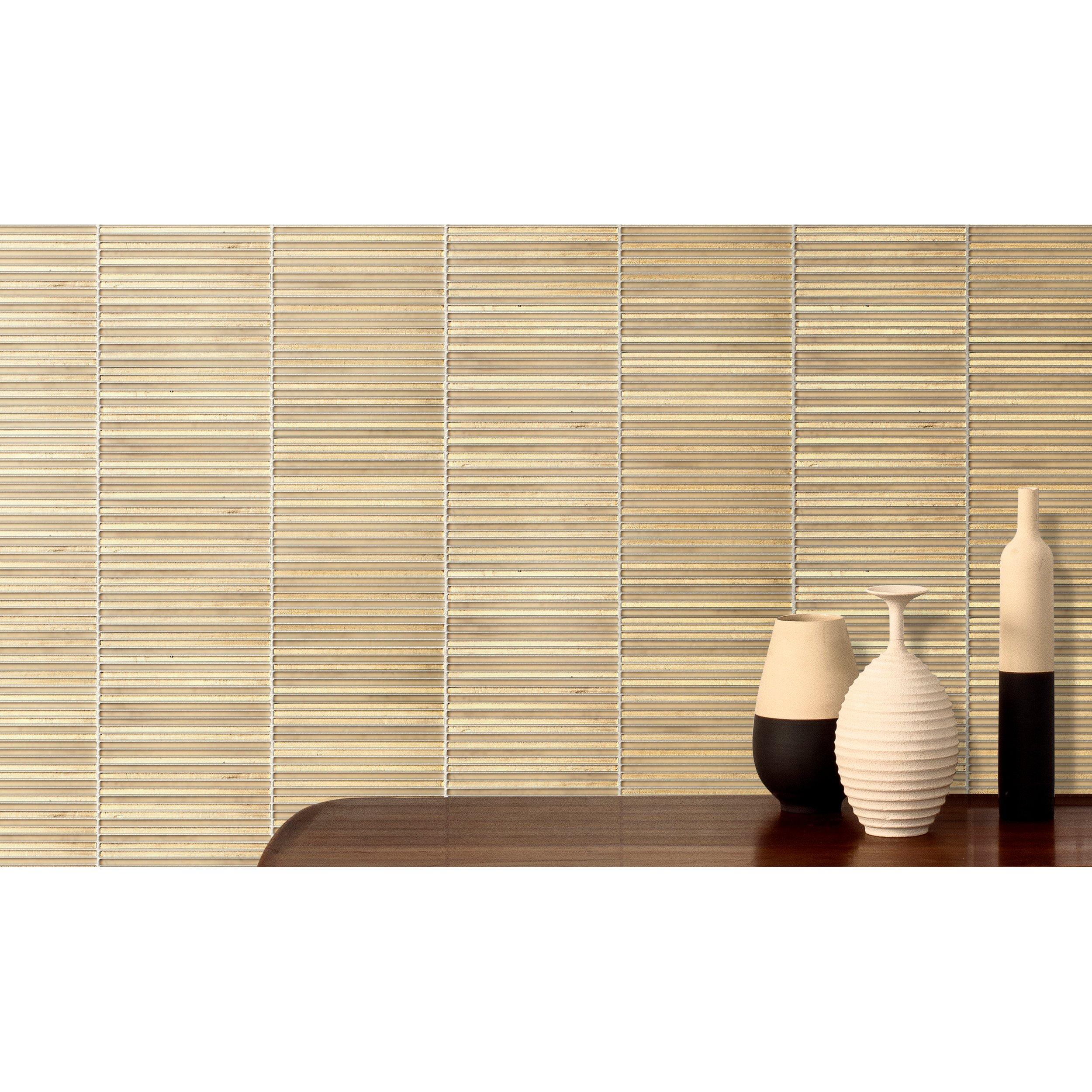 Monarch Gold Stack Glass Mosaic