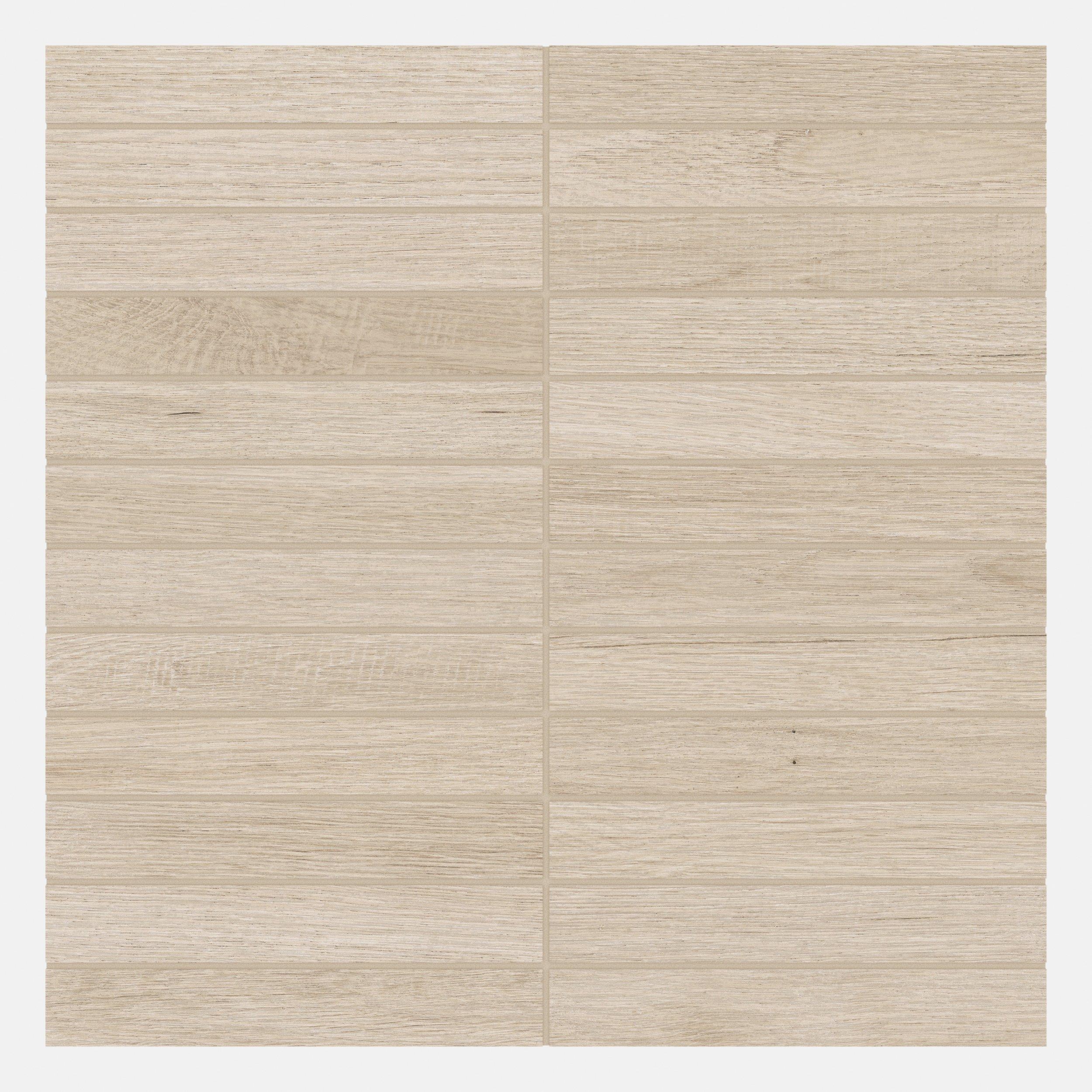 Andare Almond Stack Matte Porcelain Mosaic