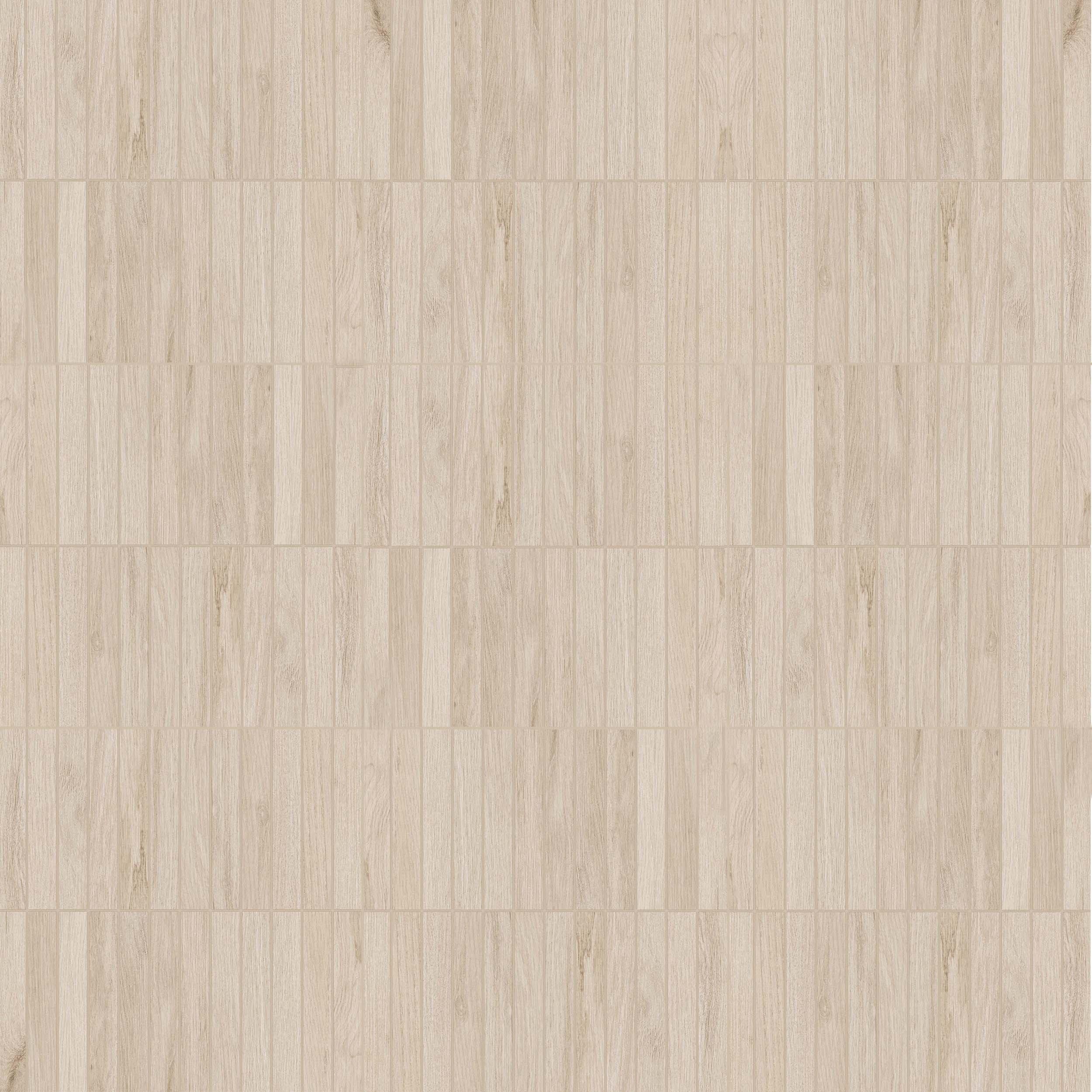 Andare Almond Stack Matte Porcelain Mosaic