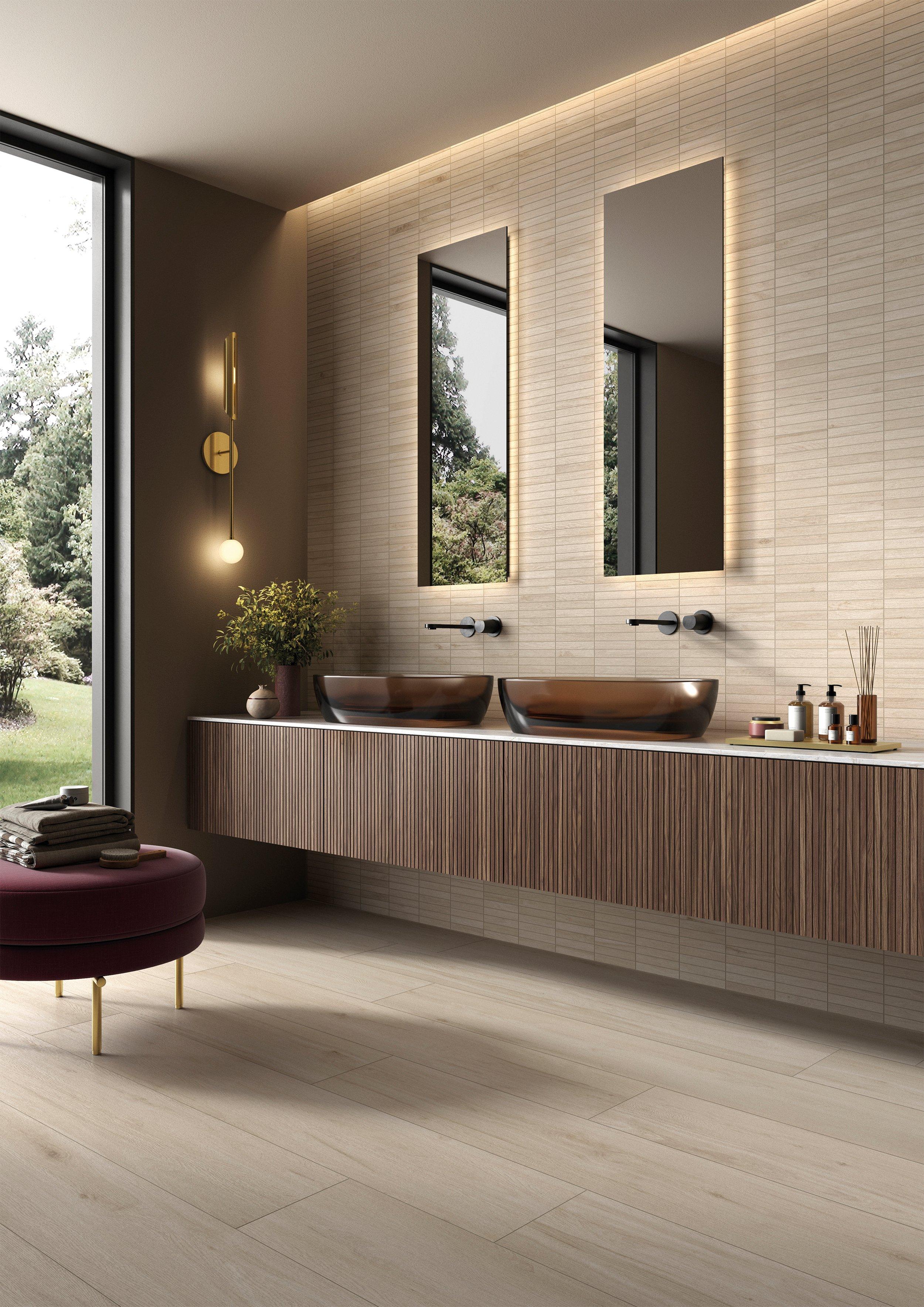 Andare Almond Matte Porcelain Mosaic