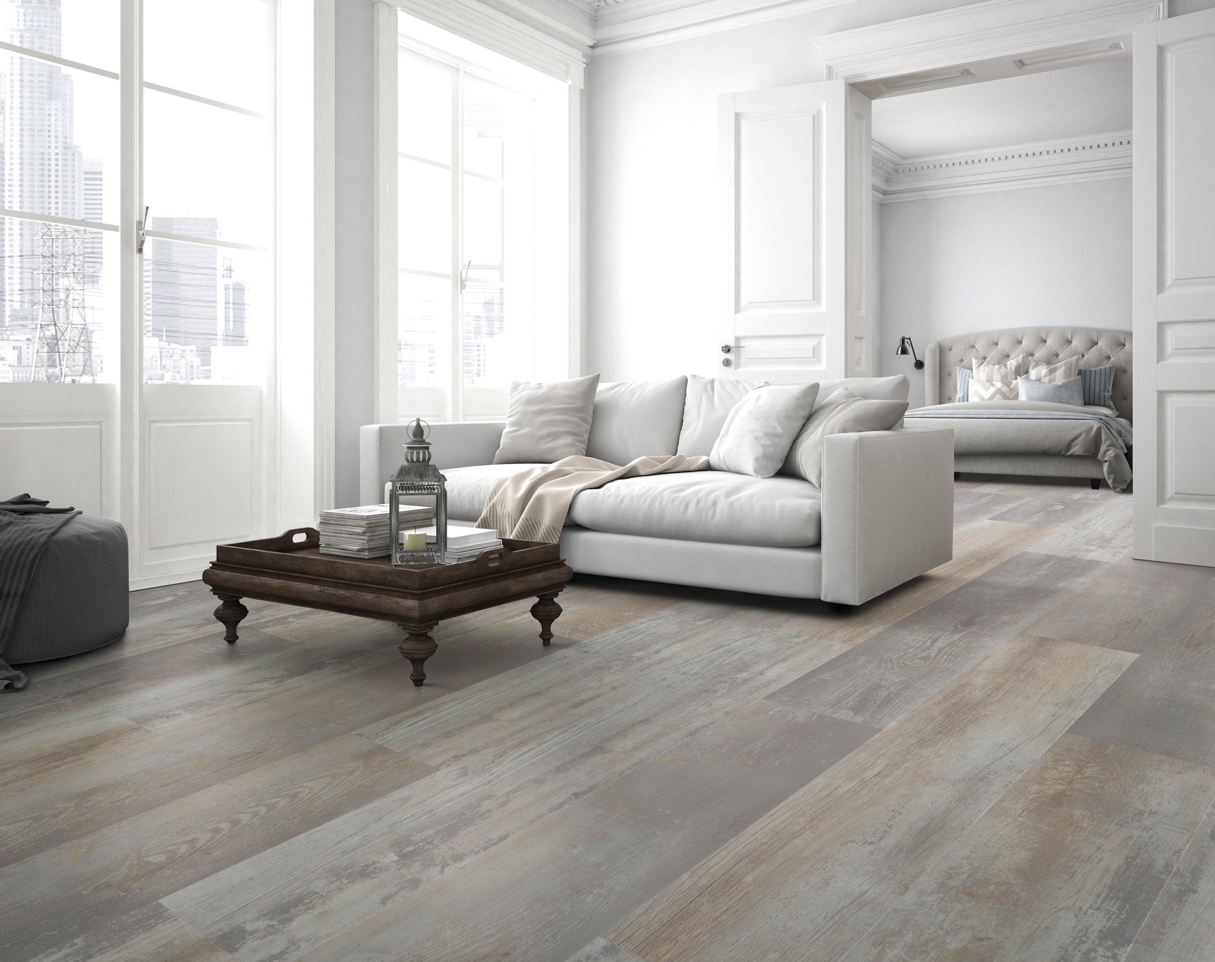 Coney Island Rigid Core Luxury Vinyl Plank - Cork Back