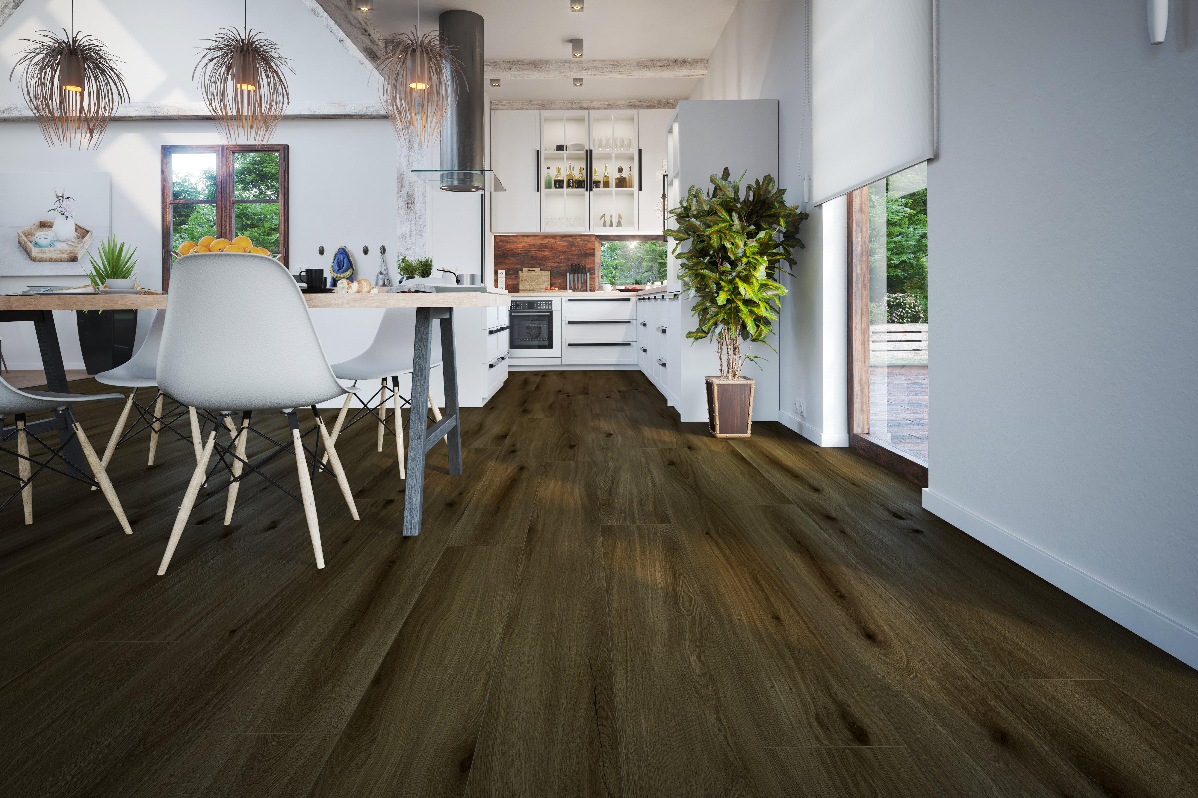 Rocky Mountain Waterproof Rigid Core Luxury Vinyl Plank - Cork Pad