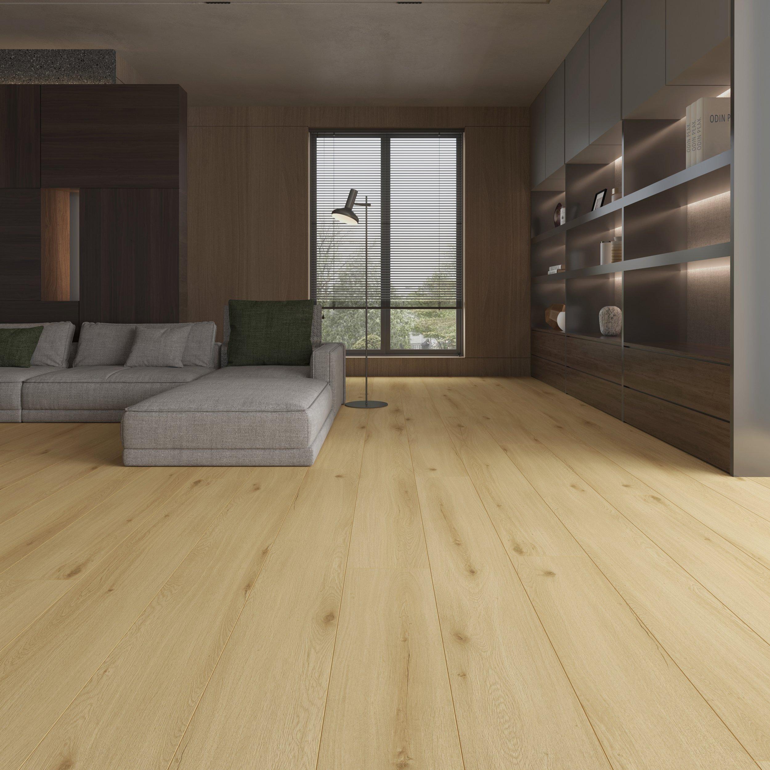 Odin Peak Rigid Core Luxury Vinyl Plank - Cork Back