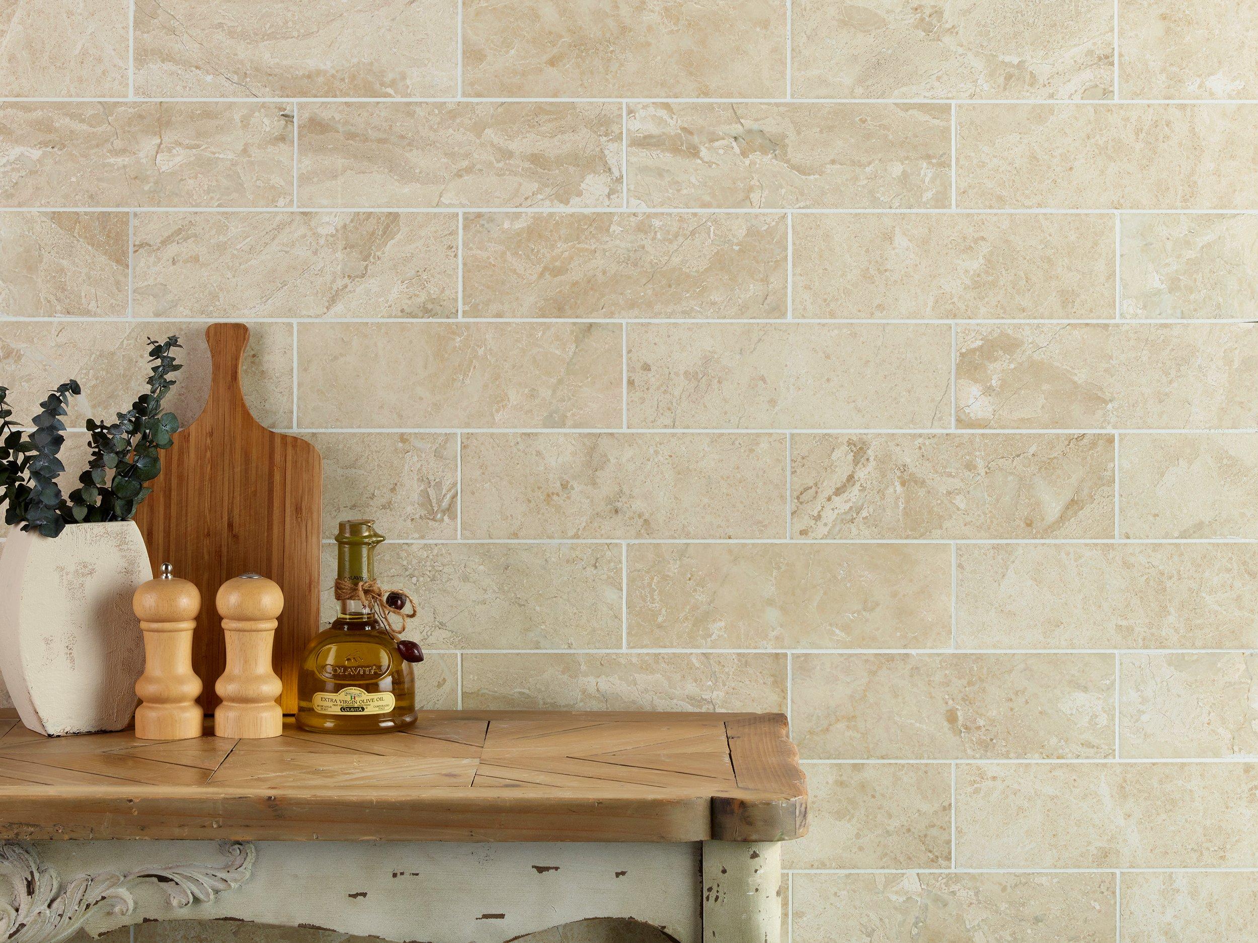 Crema Royal Polished Marble Tile