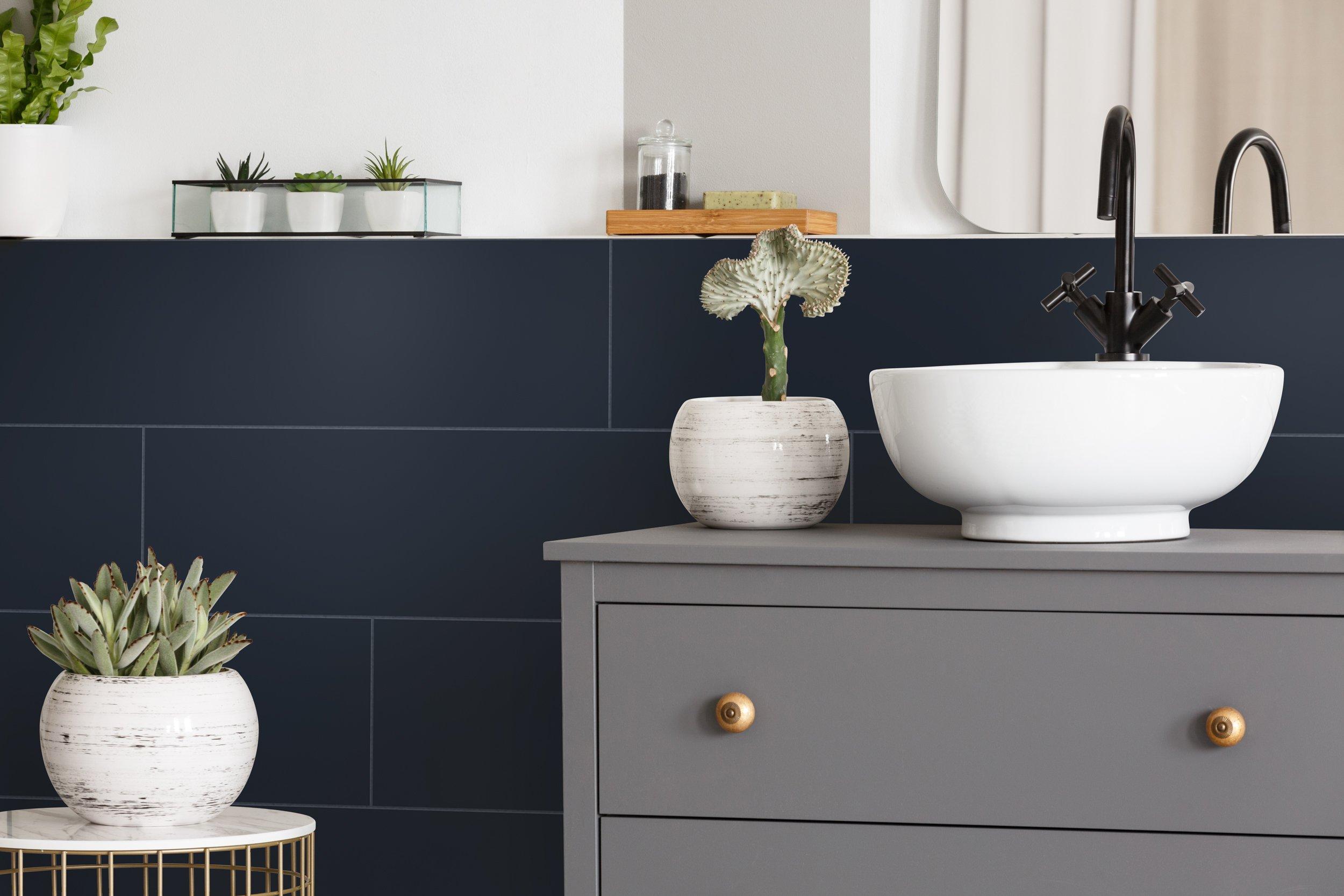 Industry Blue Matte Porcelain Tile