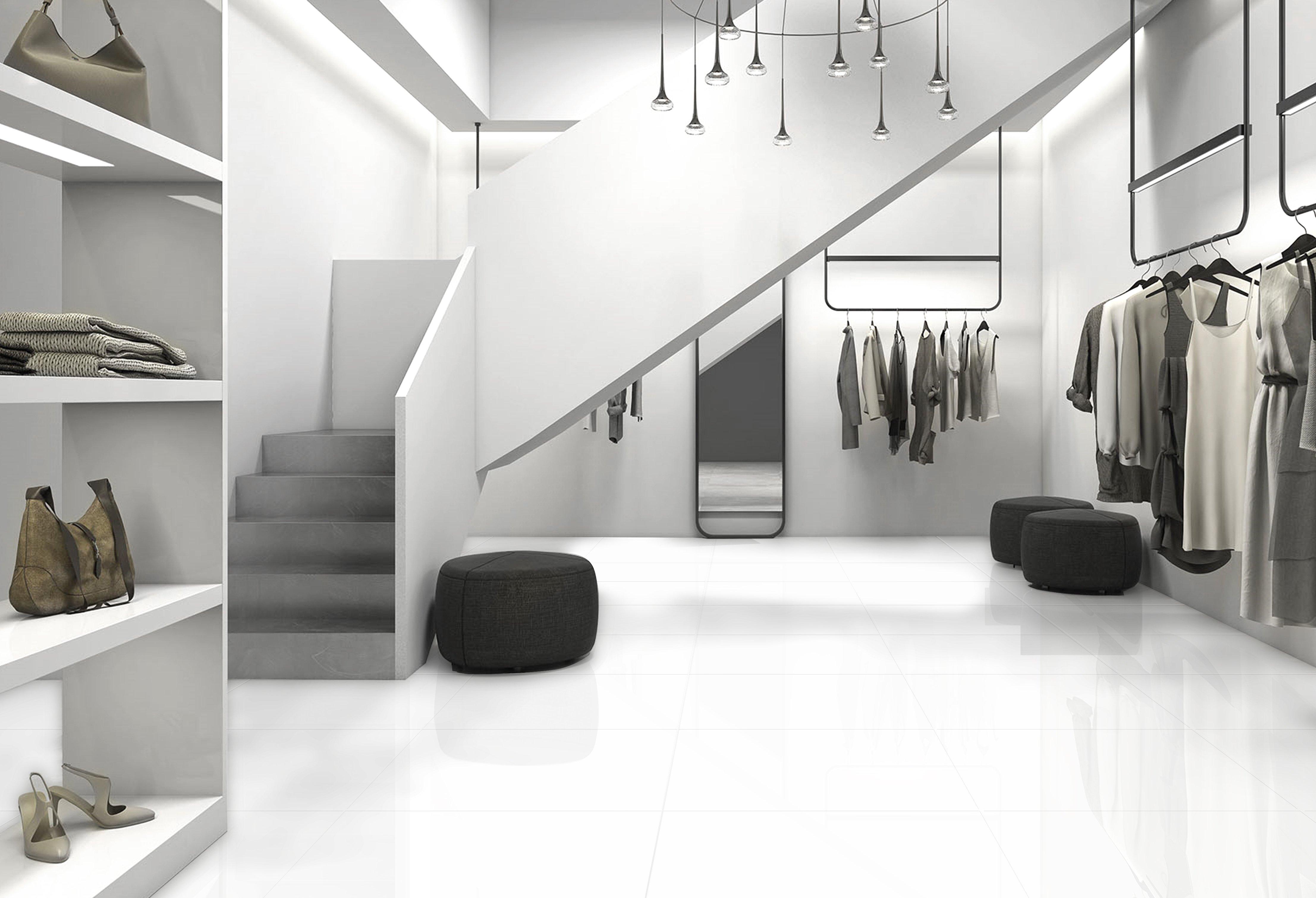 Iceland White Polished II Porcelain Tile