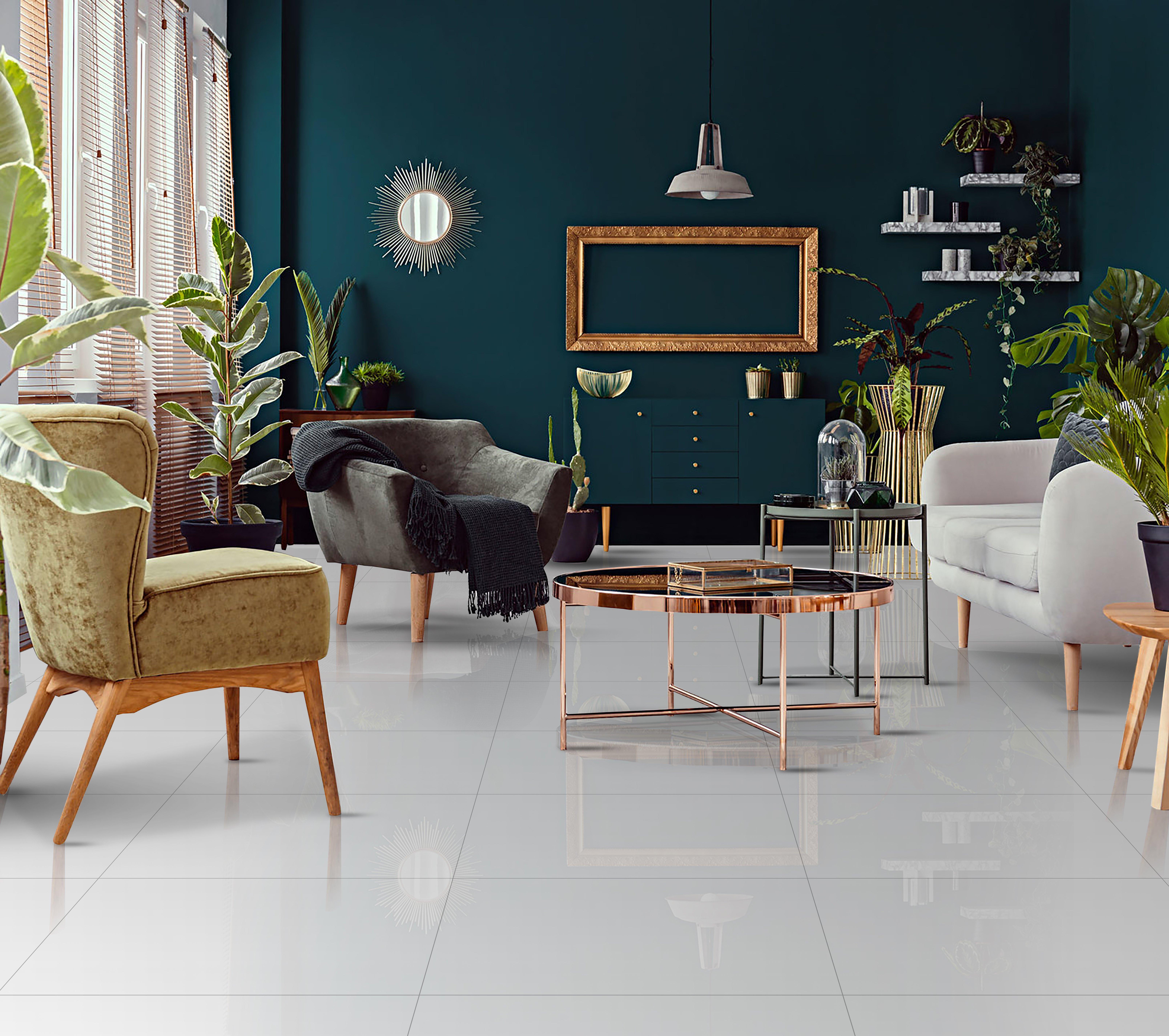 Iceland White Polished II Porcelain Tile