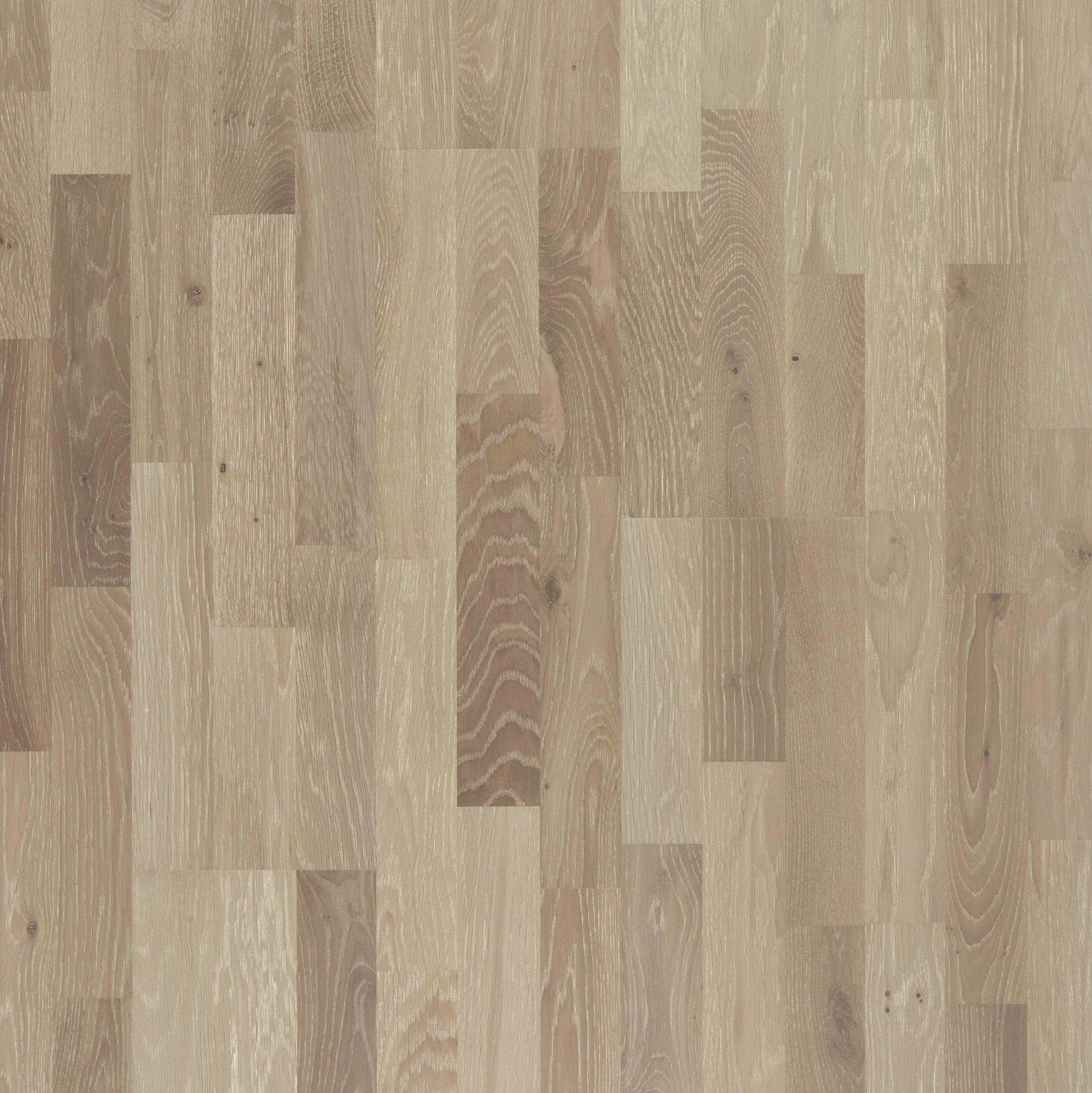 Sheffield White Oak Wire-Brushed Engineered Hardwood