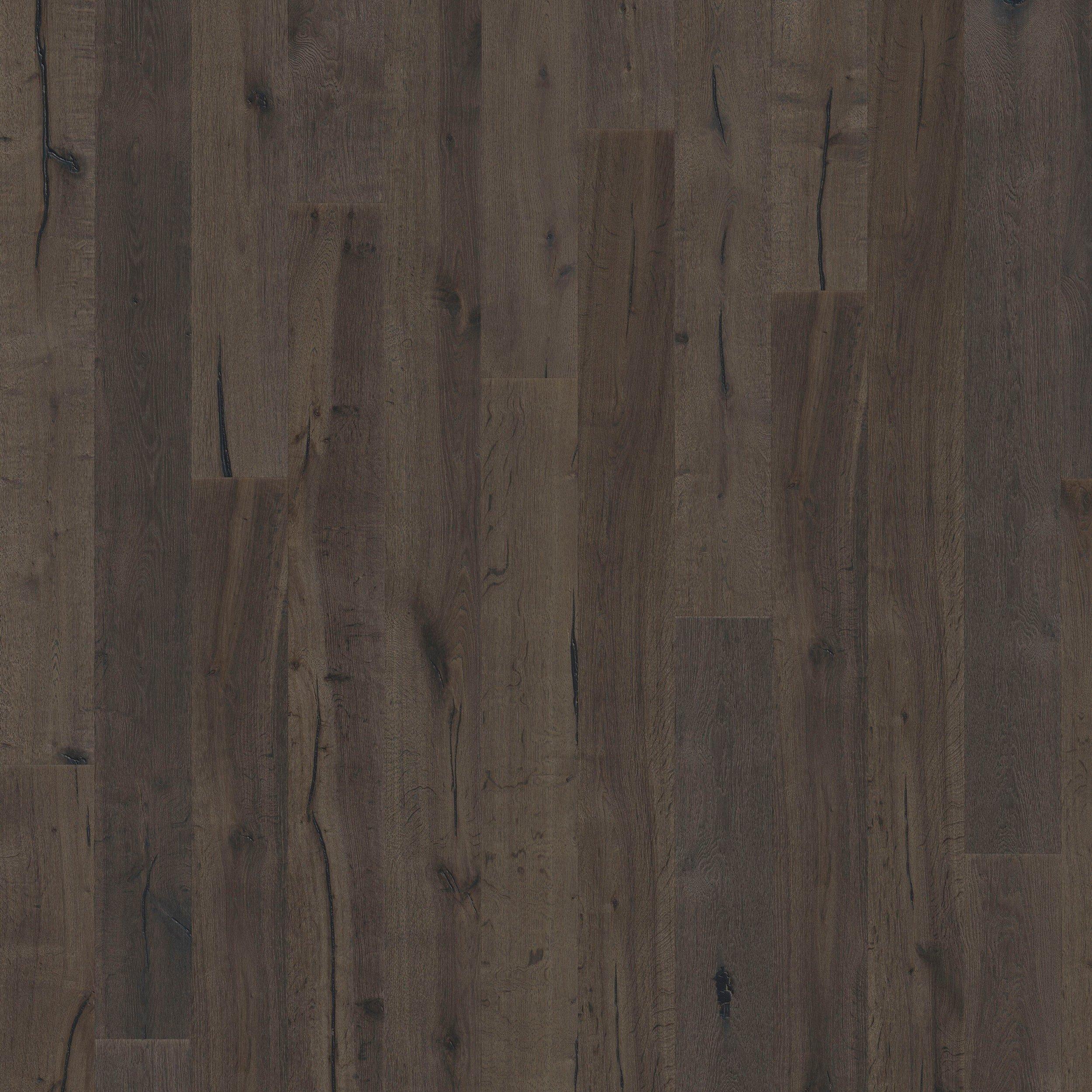 Voyage Alicante White Oak Wire-Brushed Engineered Hardwood