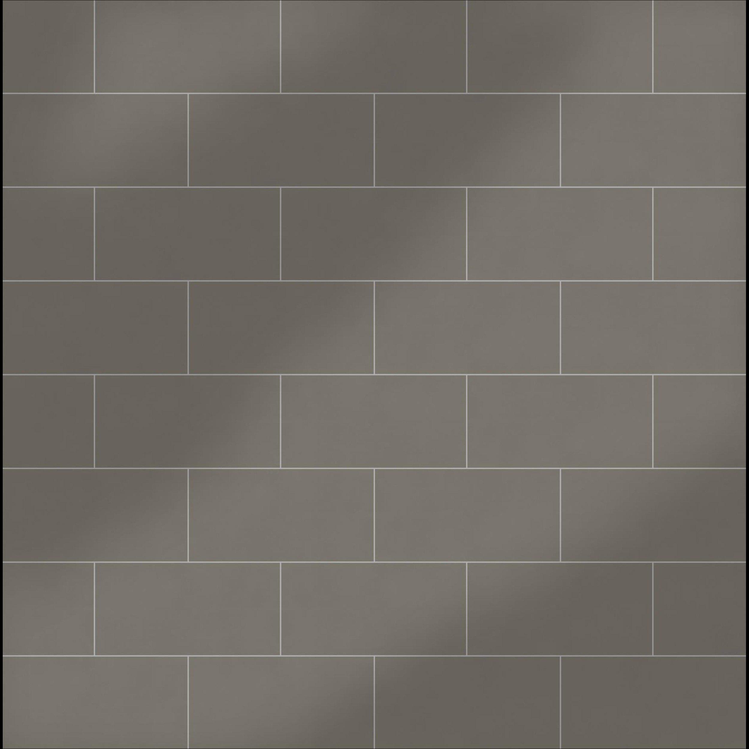 Perimeter Gray Polished Porcelain Tile