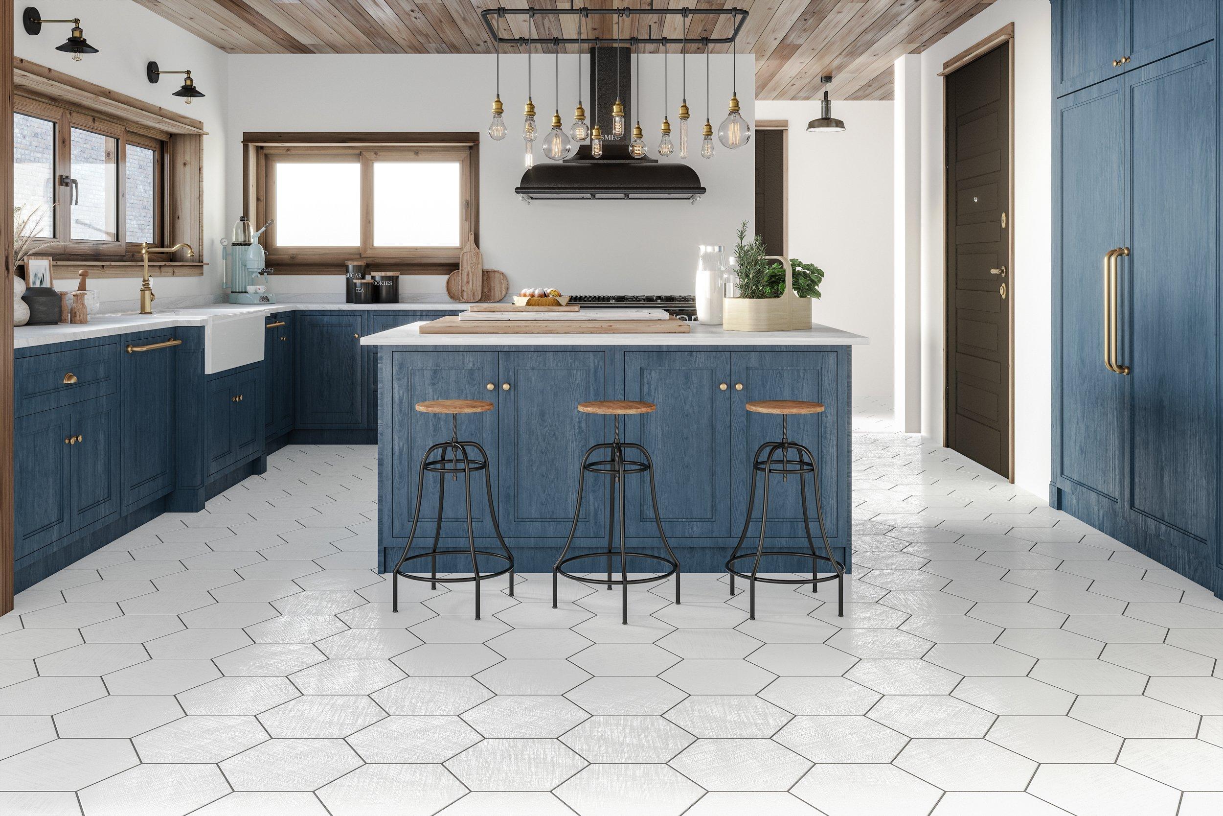 Margot Opal White Porcelain Tile