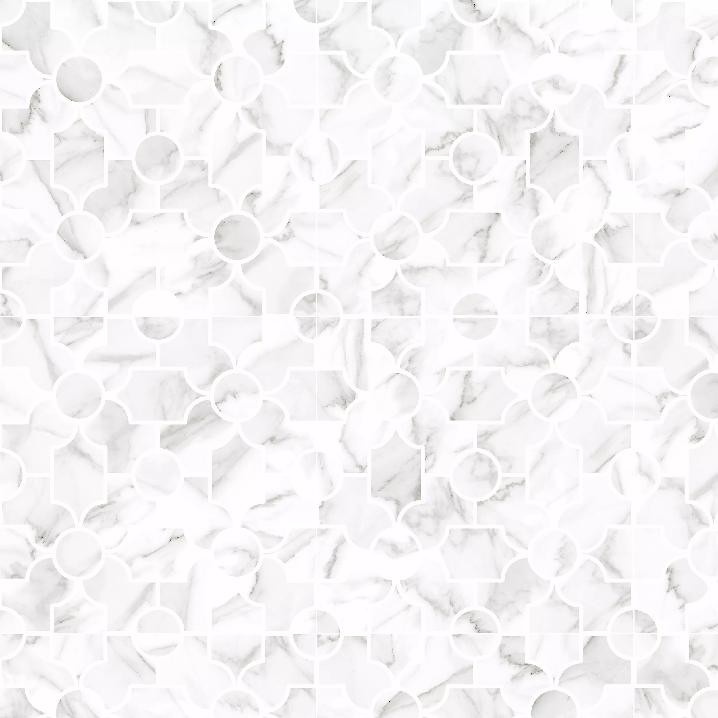 Arina Bianco Lattice Porcelain Tile