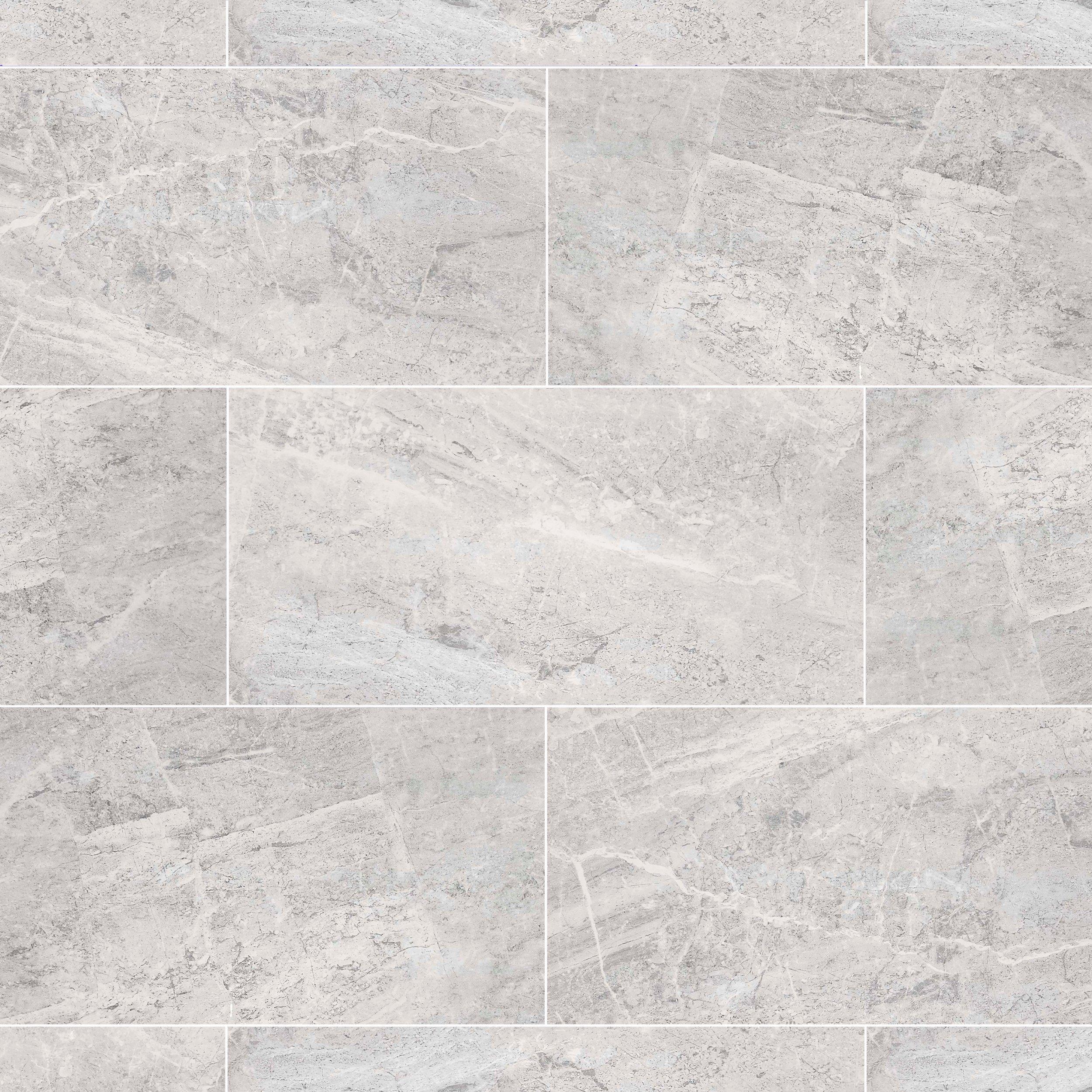 Nepal Gray Polished II Porcelain Tile | Floor and Decor