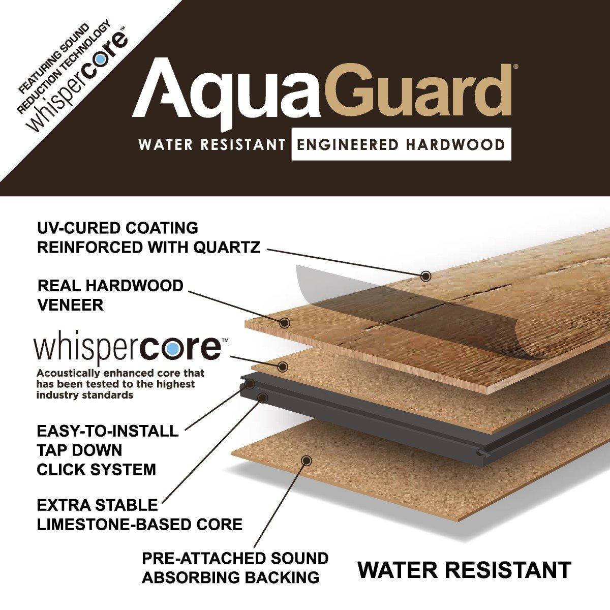 Bridgewater White Oak Wire-Brushed Water-Resistant Engineered Hardwood