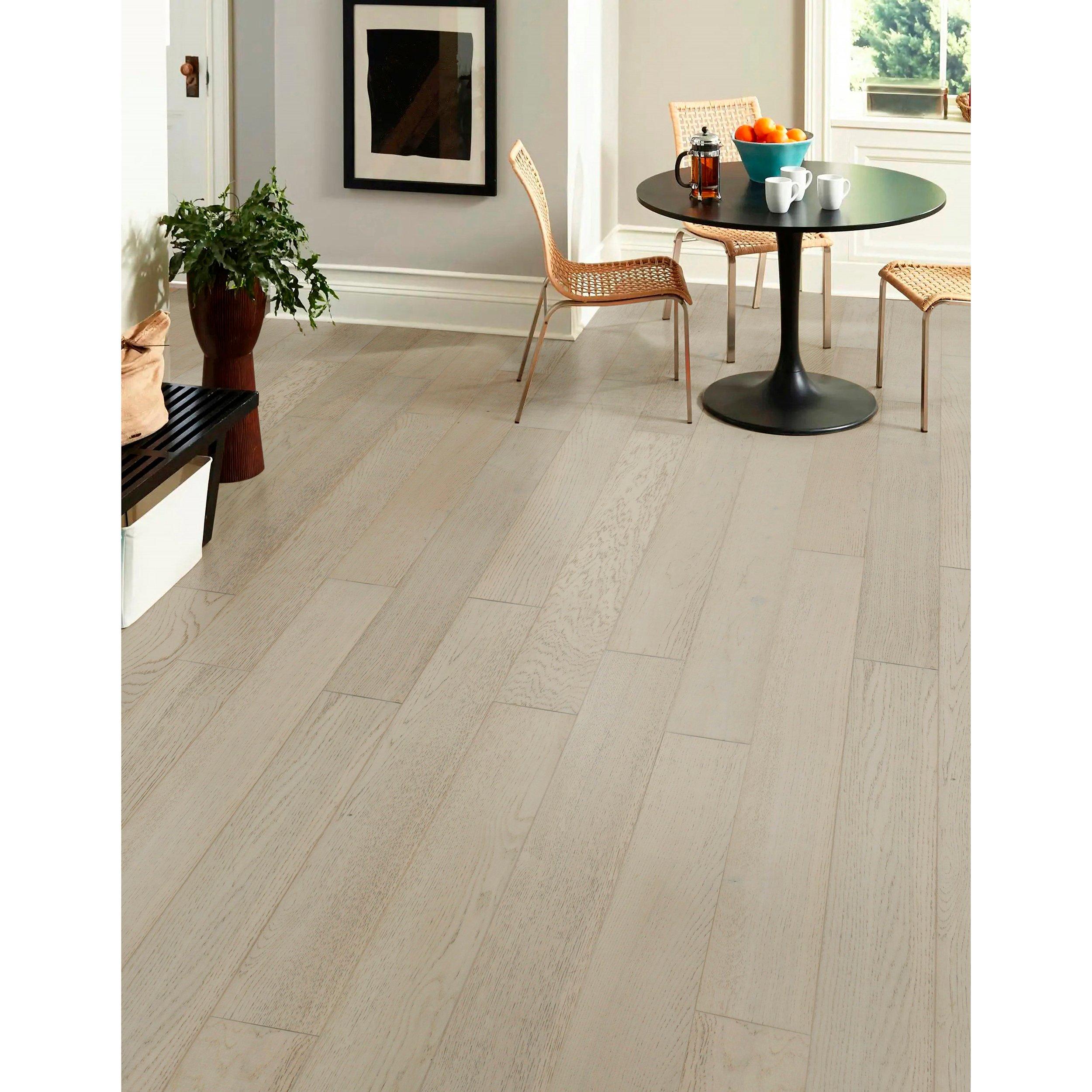 Patterson Falls White Oak Wire-Brushed Water-Resistant Engineered Hardwood