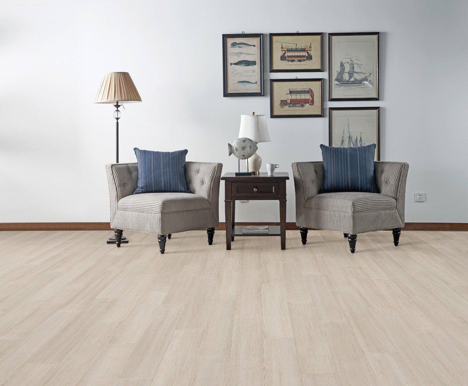 Corbett Wire-Brushed Solid Stranded Bamboo