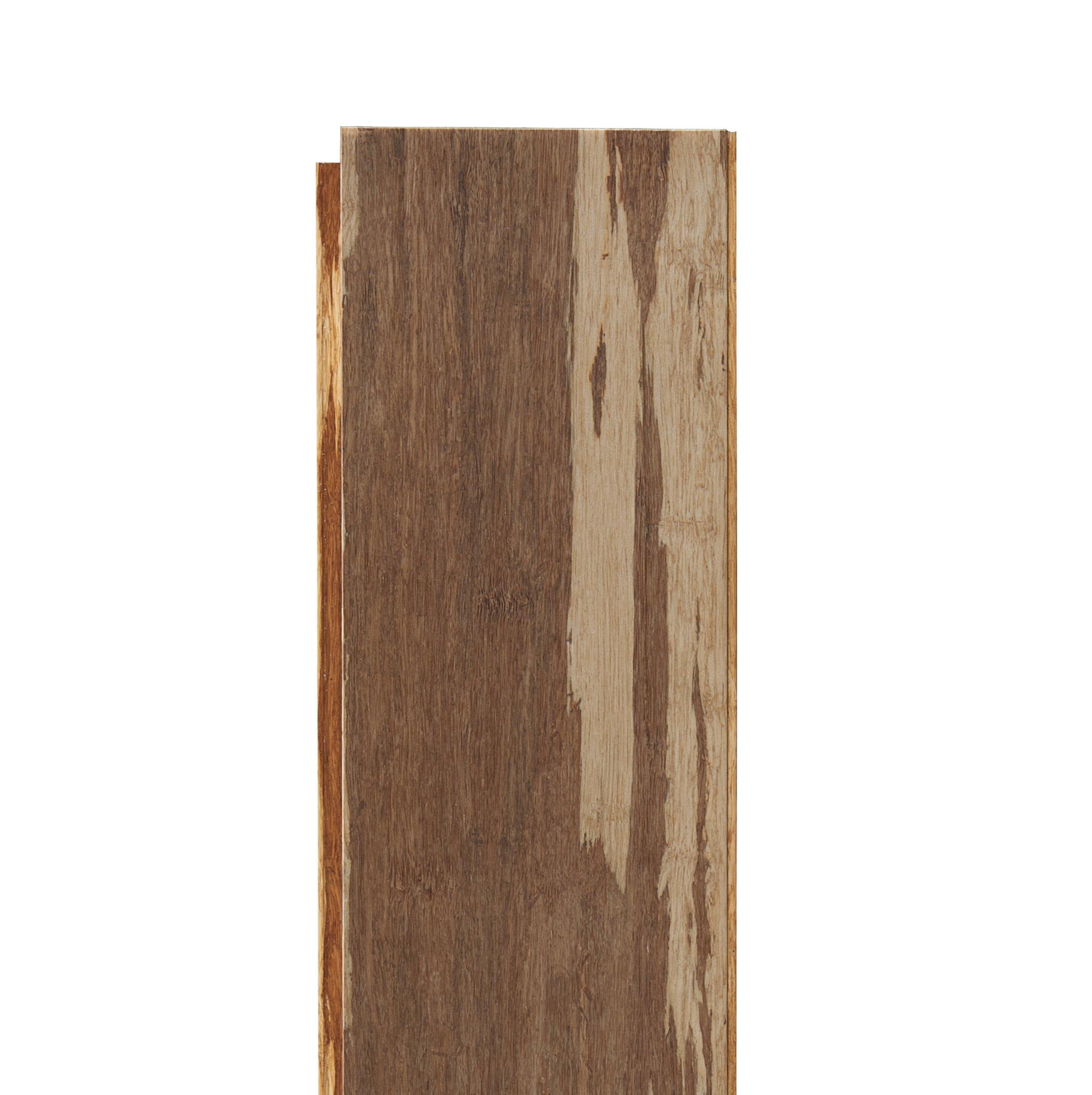 Caspia Tiger Wire-Brushed Locking Solid Stranded Bamboo