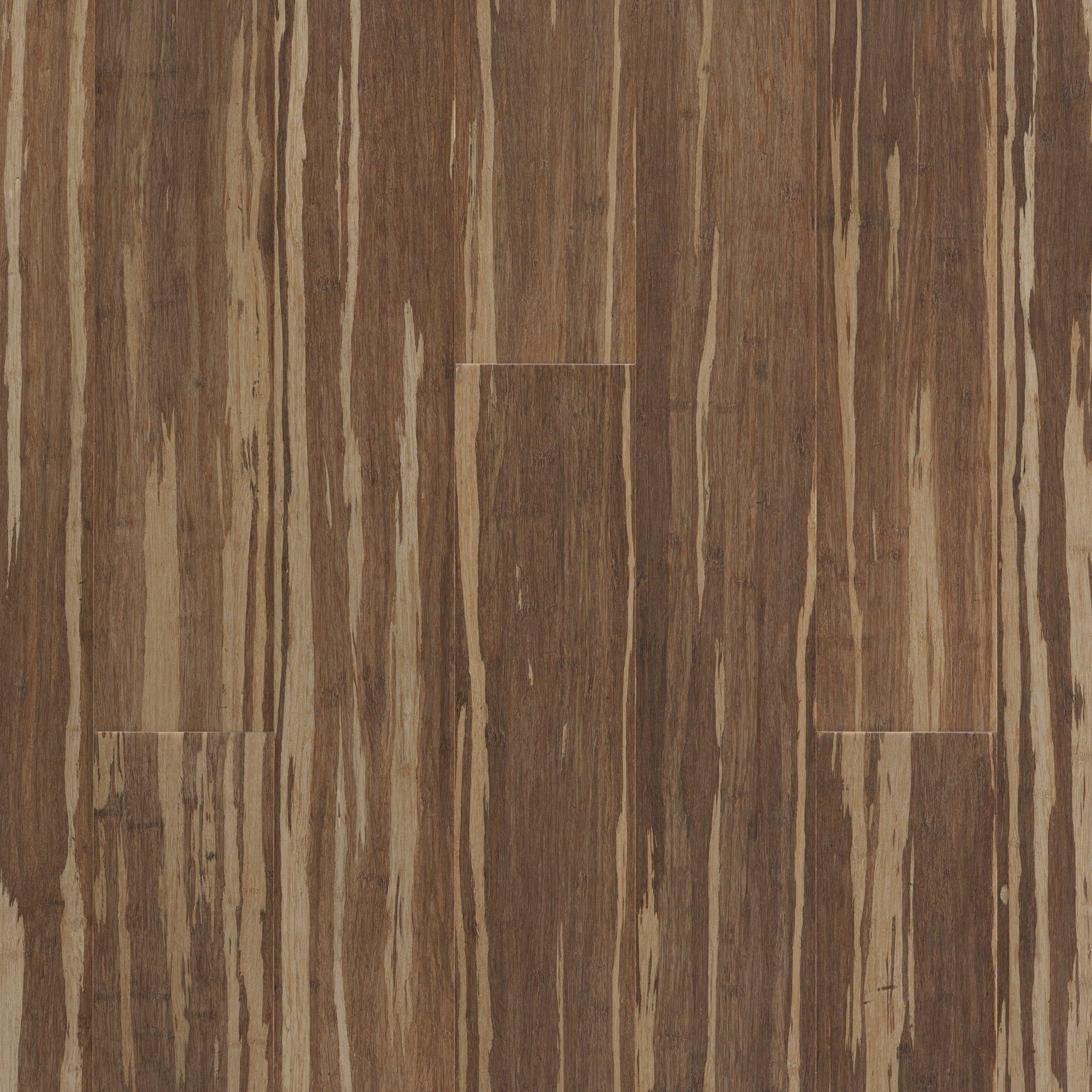 Caspia Tiger Wire-Brushed Locking Solid Stranded Bamboo