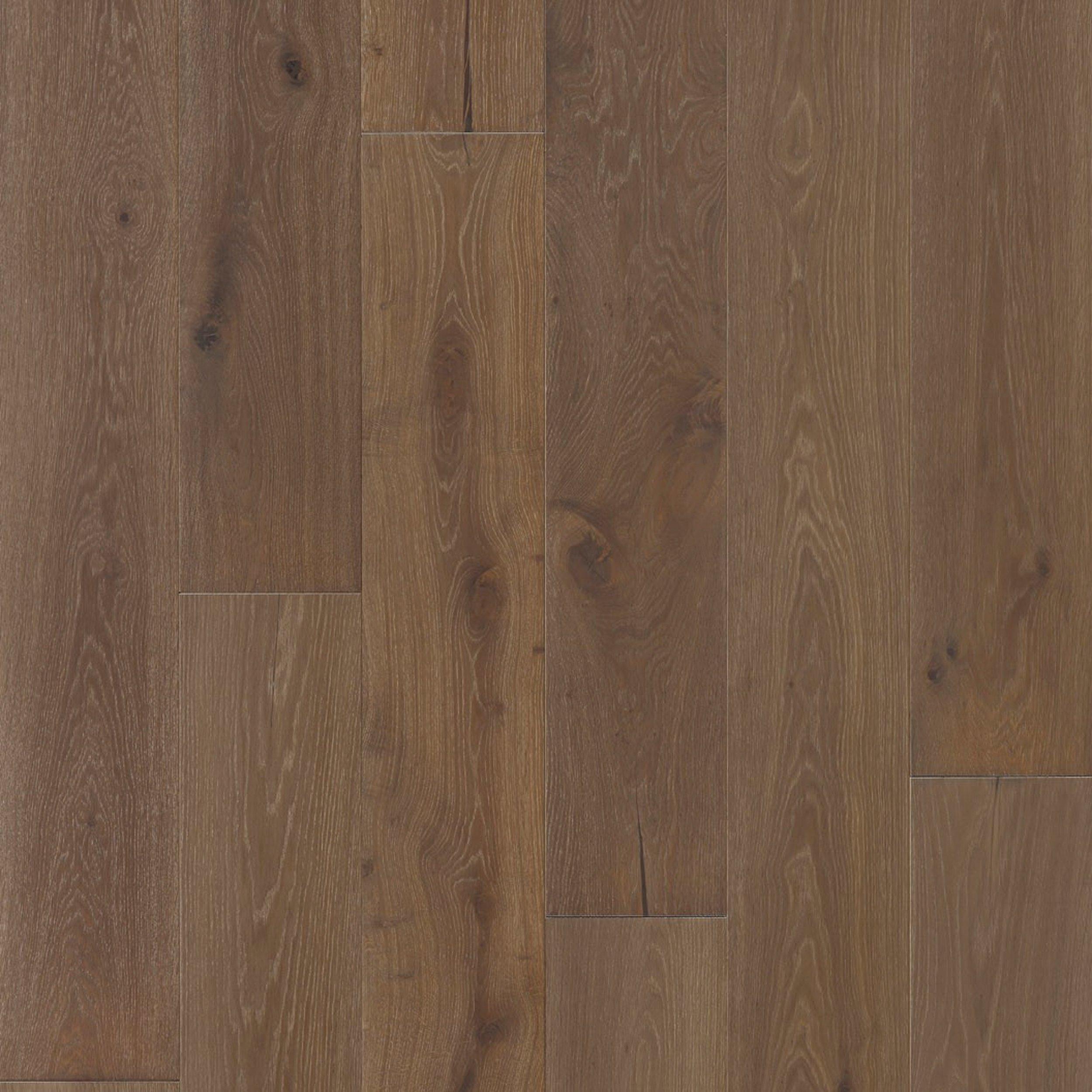 Cassis White Oak Wire-Brushed Engineered Hardwood