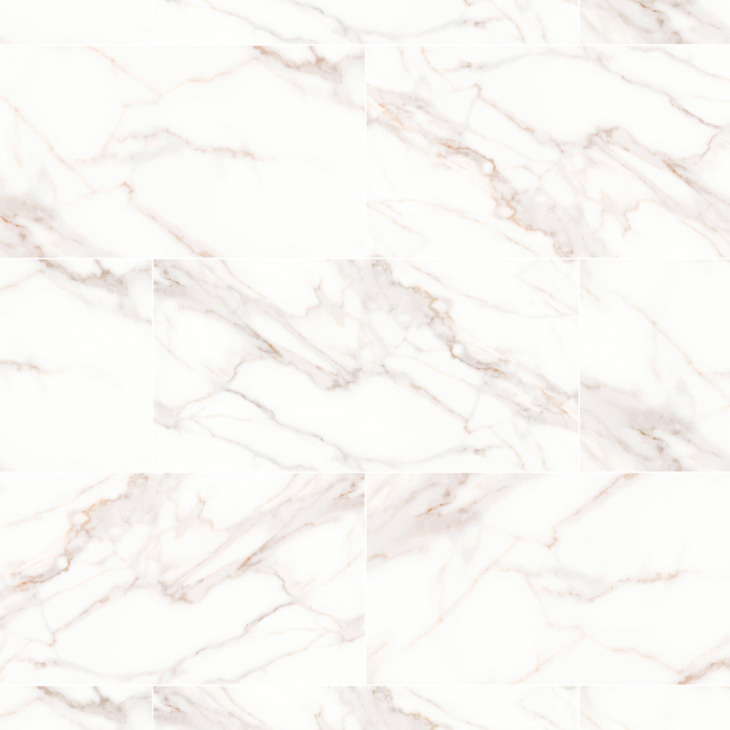 Ravello White Polished Porcelain Tile