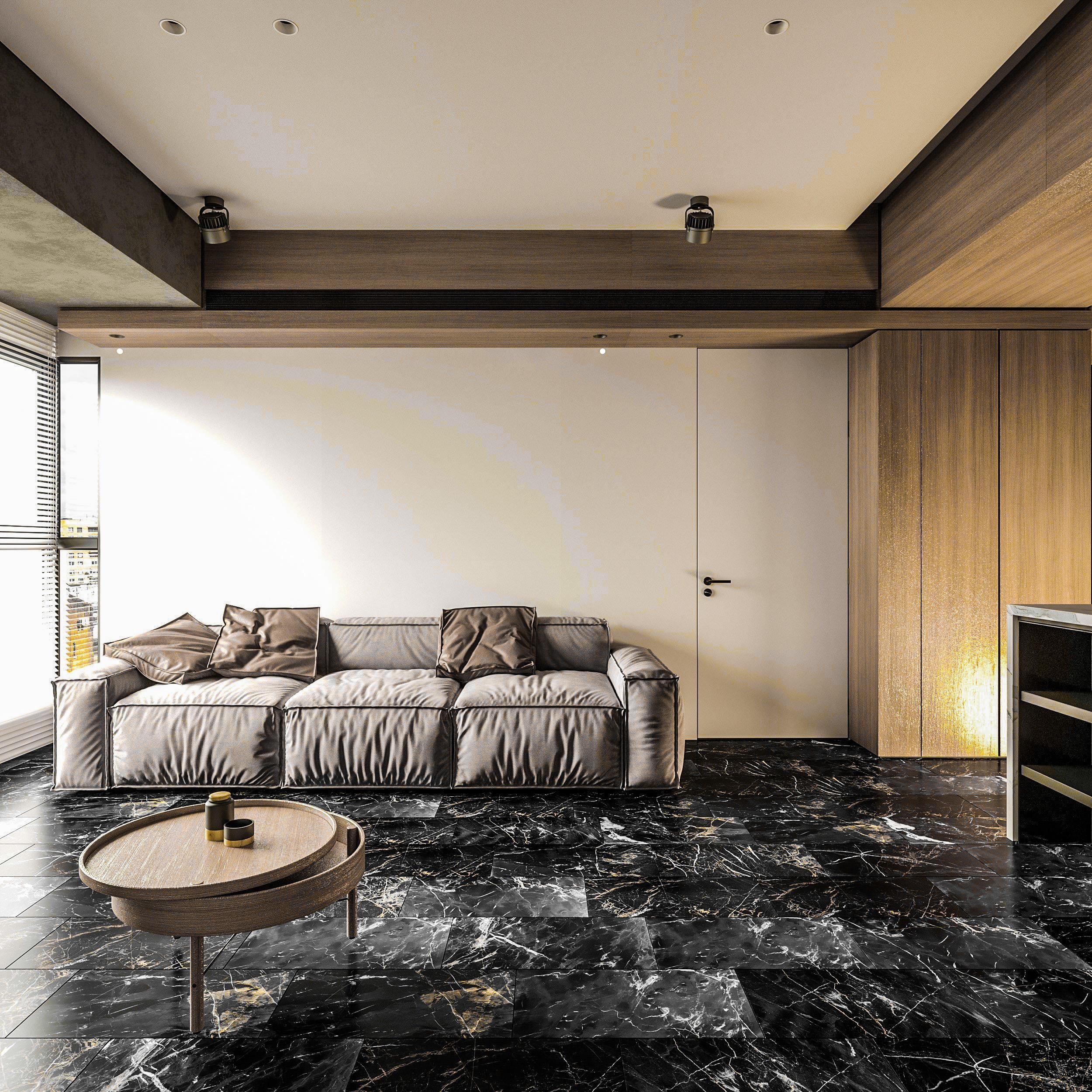 Bruno Perla Polished Marble Tile