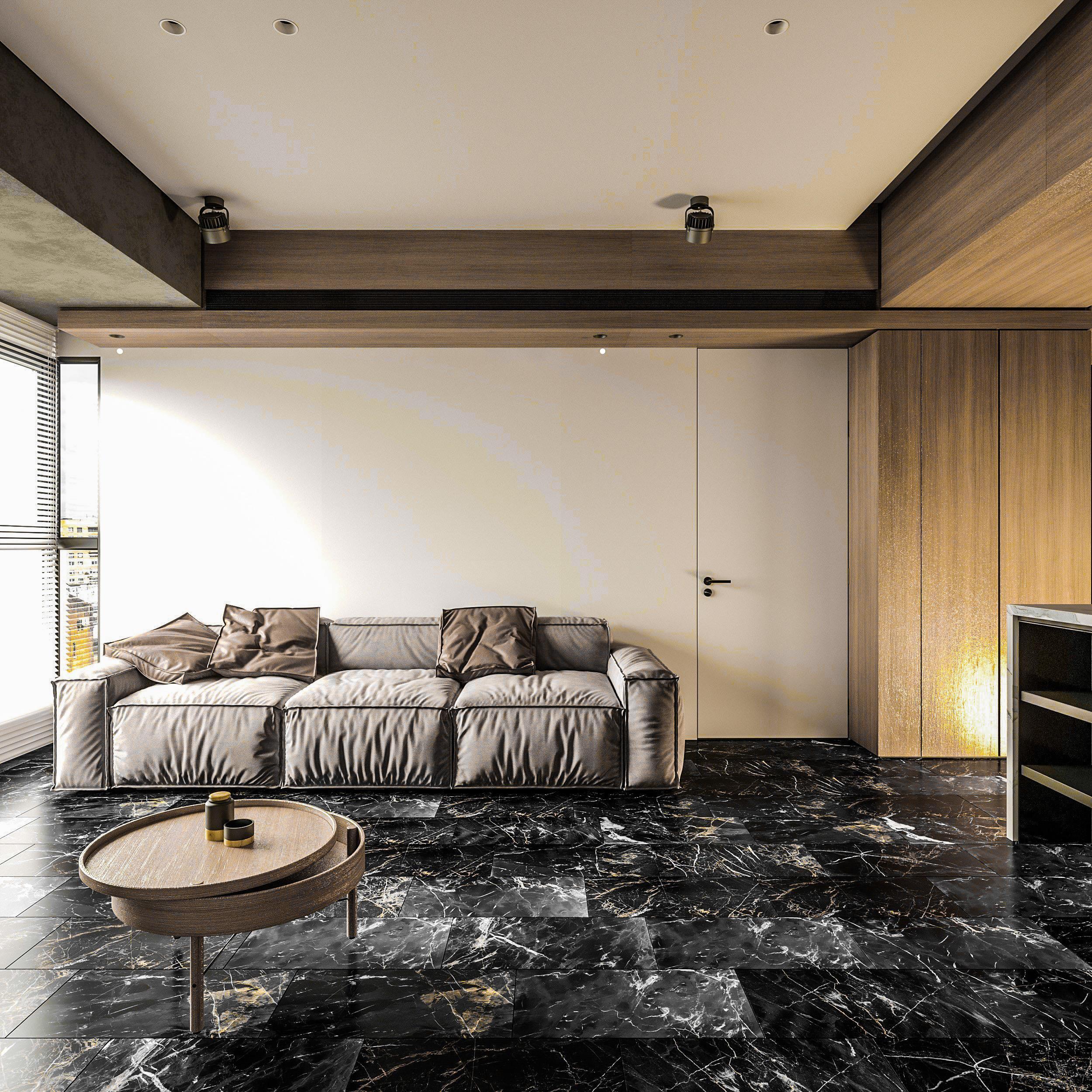 black marble floor designs