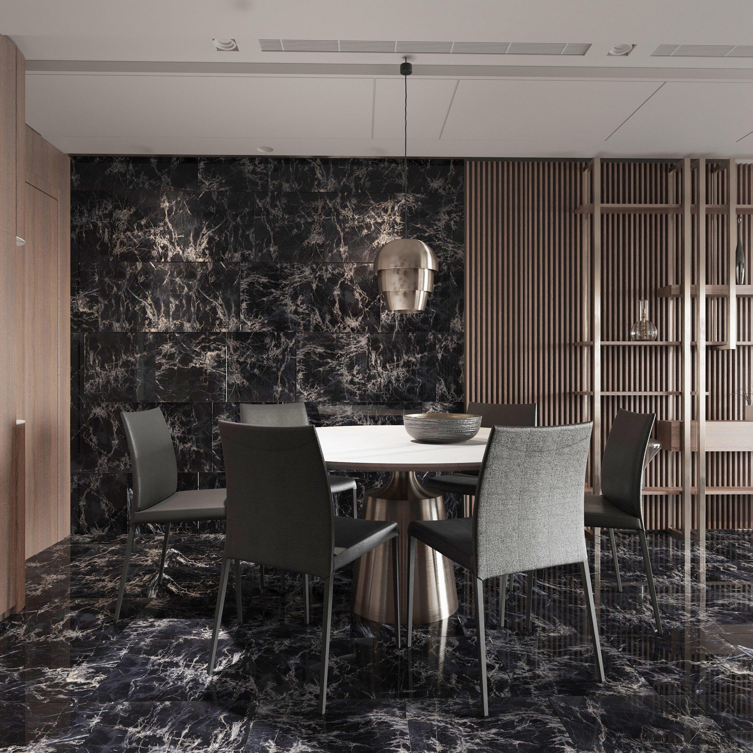 Bruno Perla Polished Marble Tile