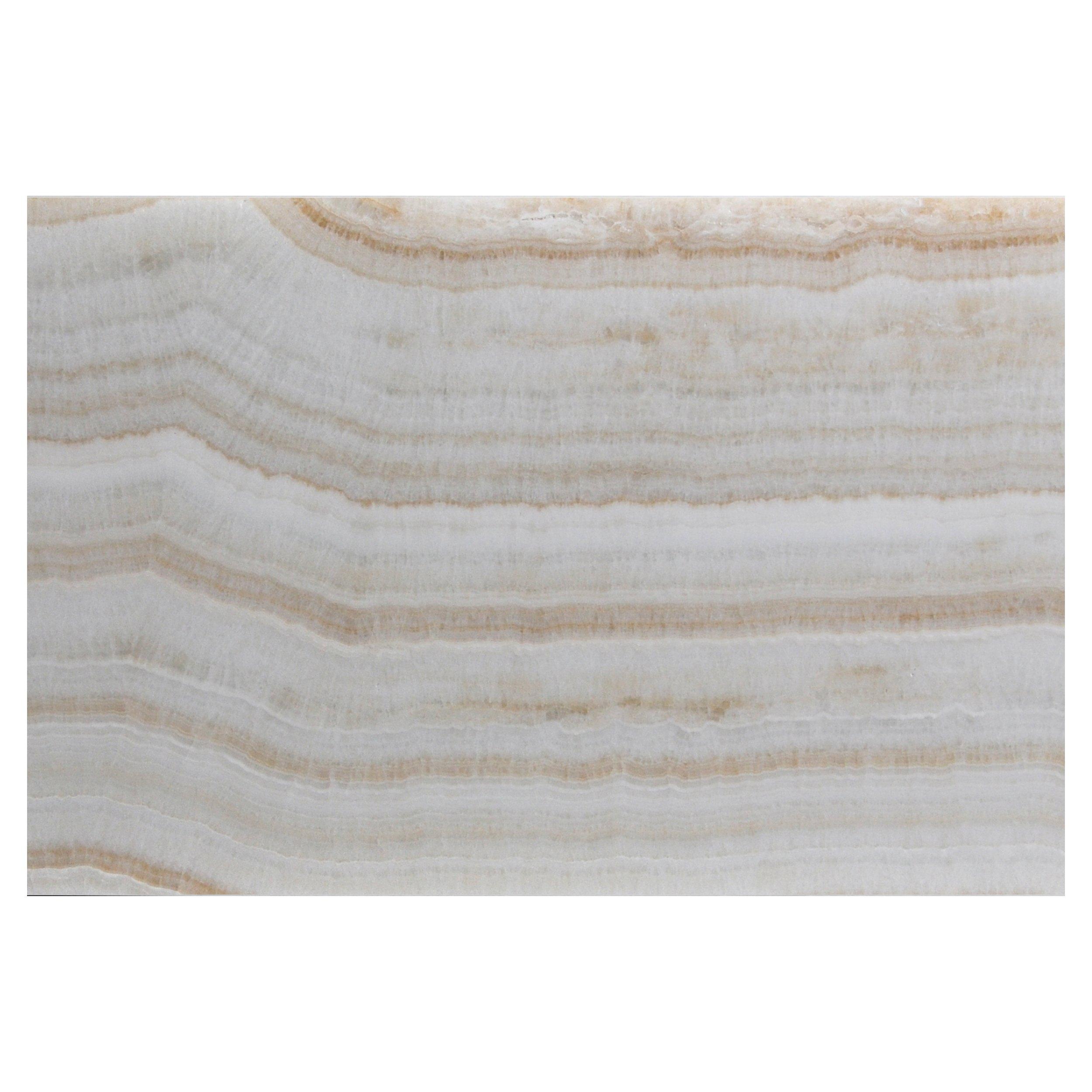 Vanilla Onyx Honed Marble Tile