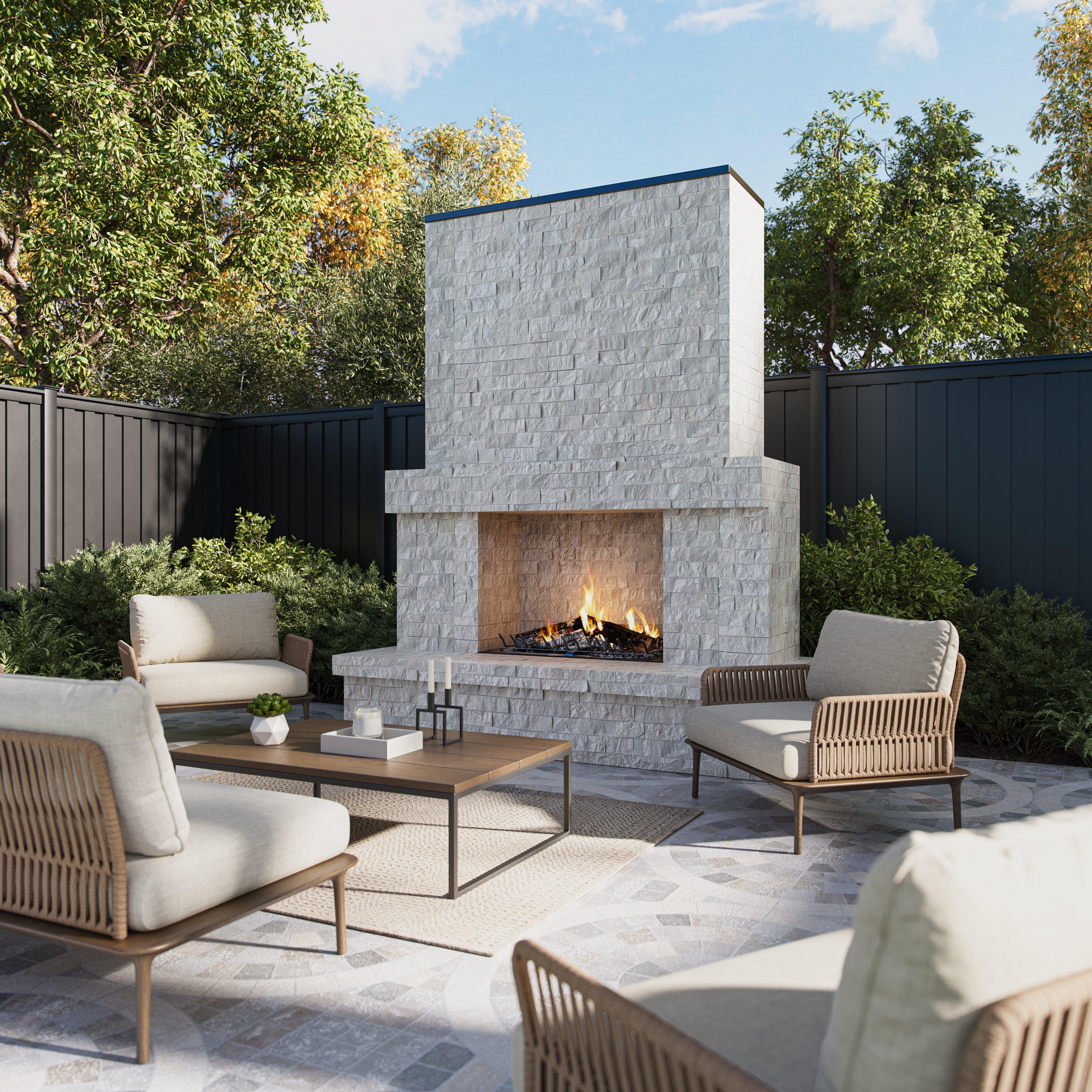 Iceberg Splitface Marble Ledger Panel