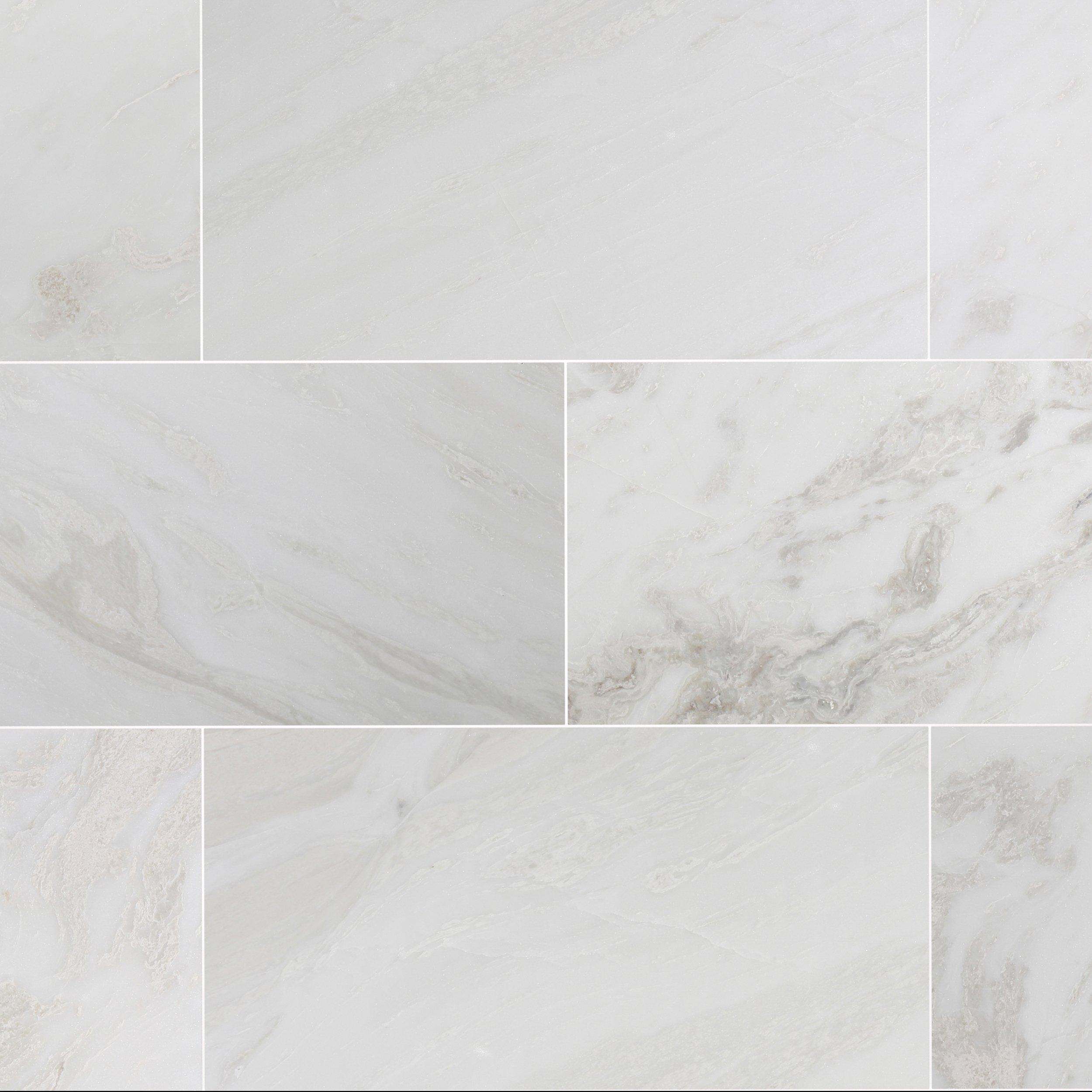 Sahara Carrara Honed Marble Tile