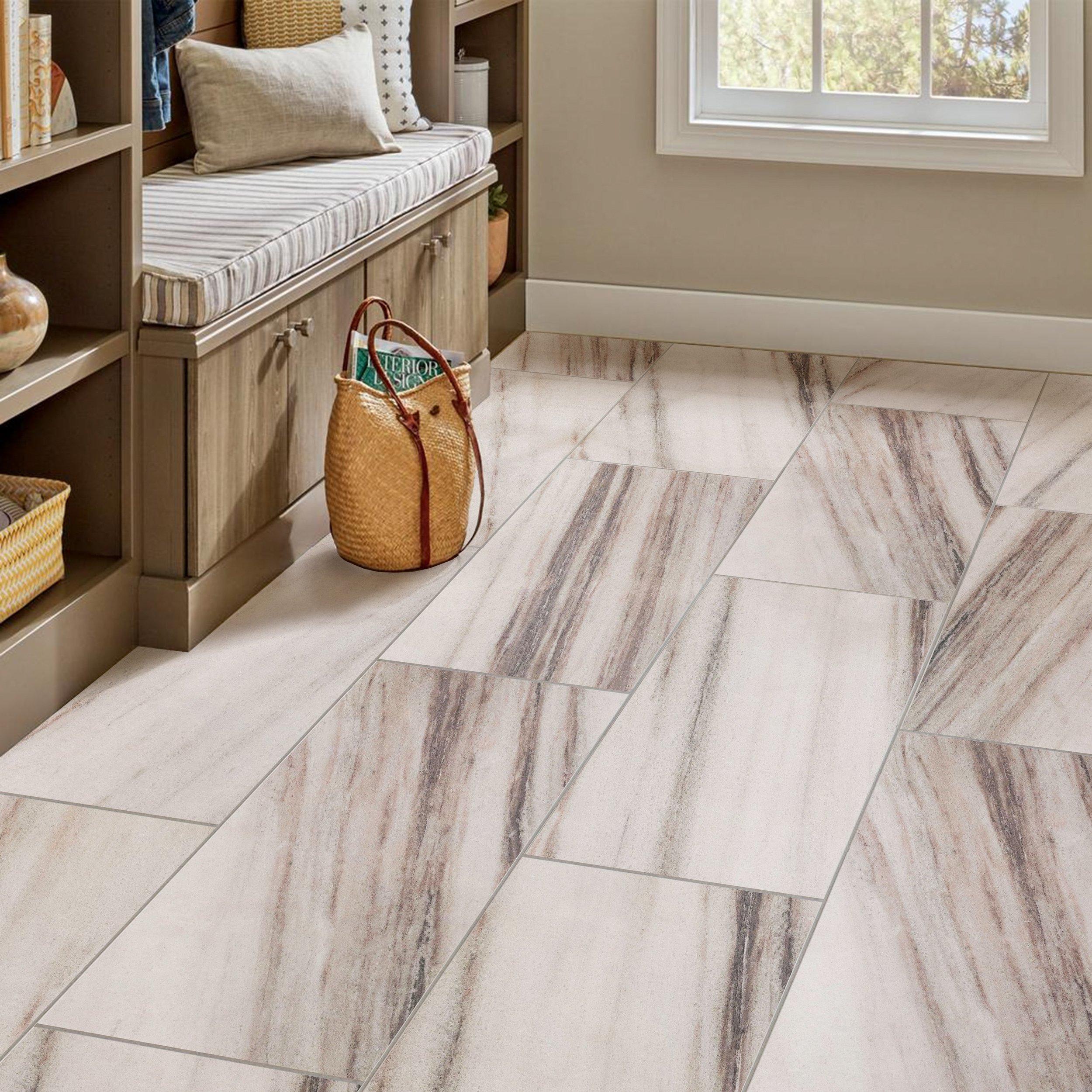 Chai Latte Polished Marble Tile